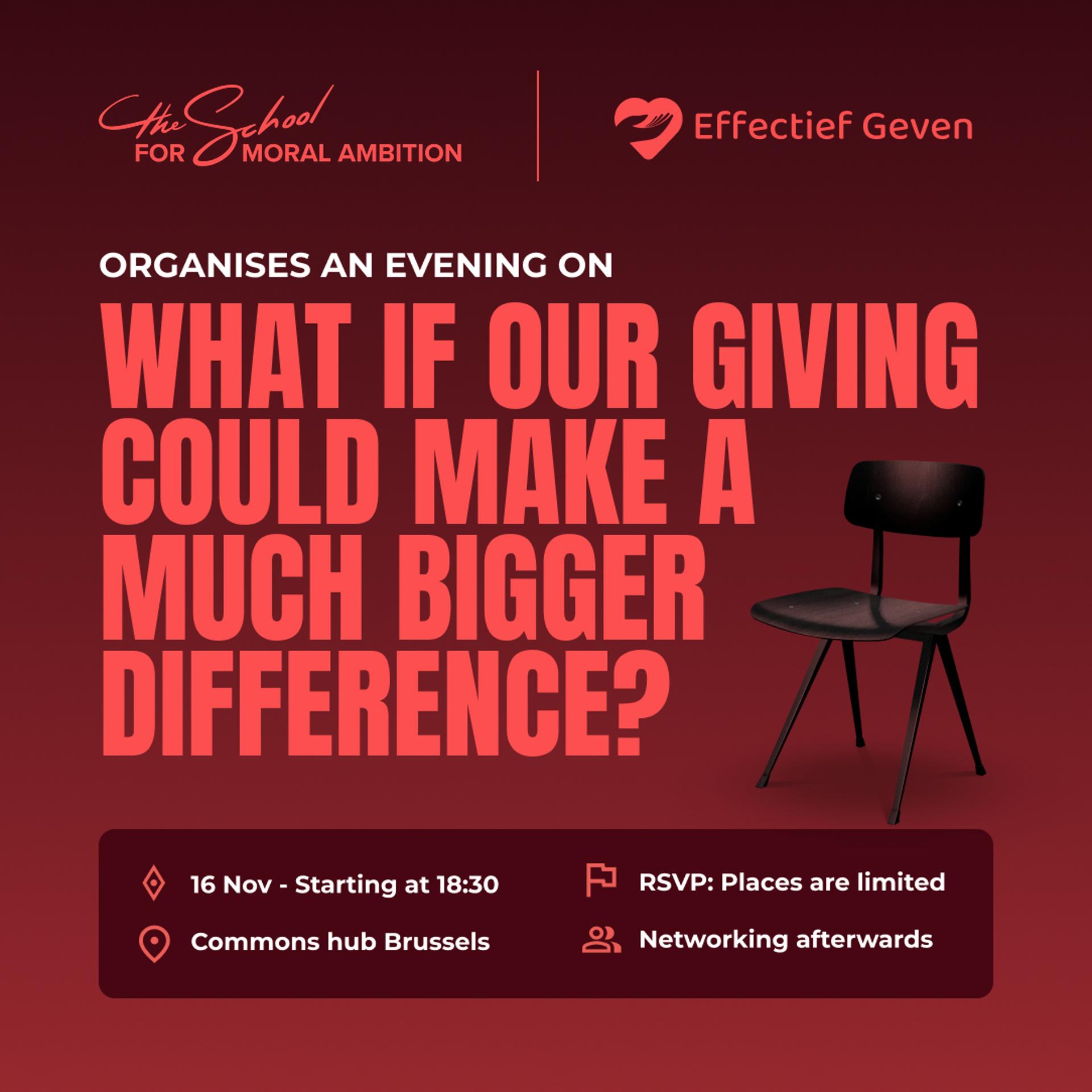 What if our giving could make a much bigger difference?
