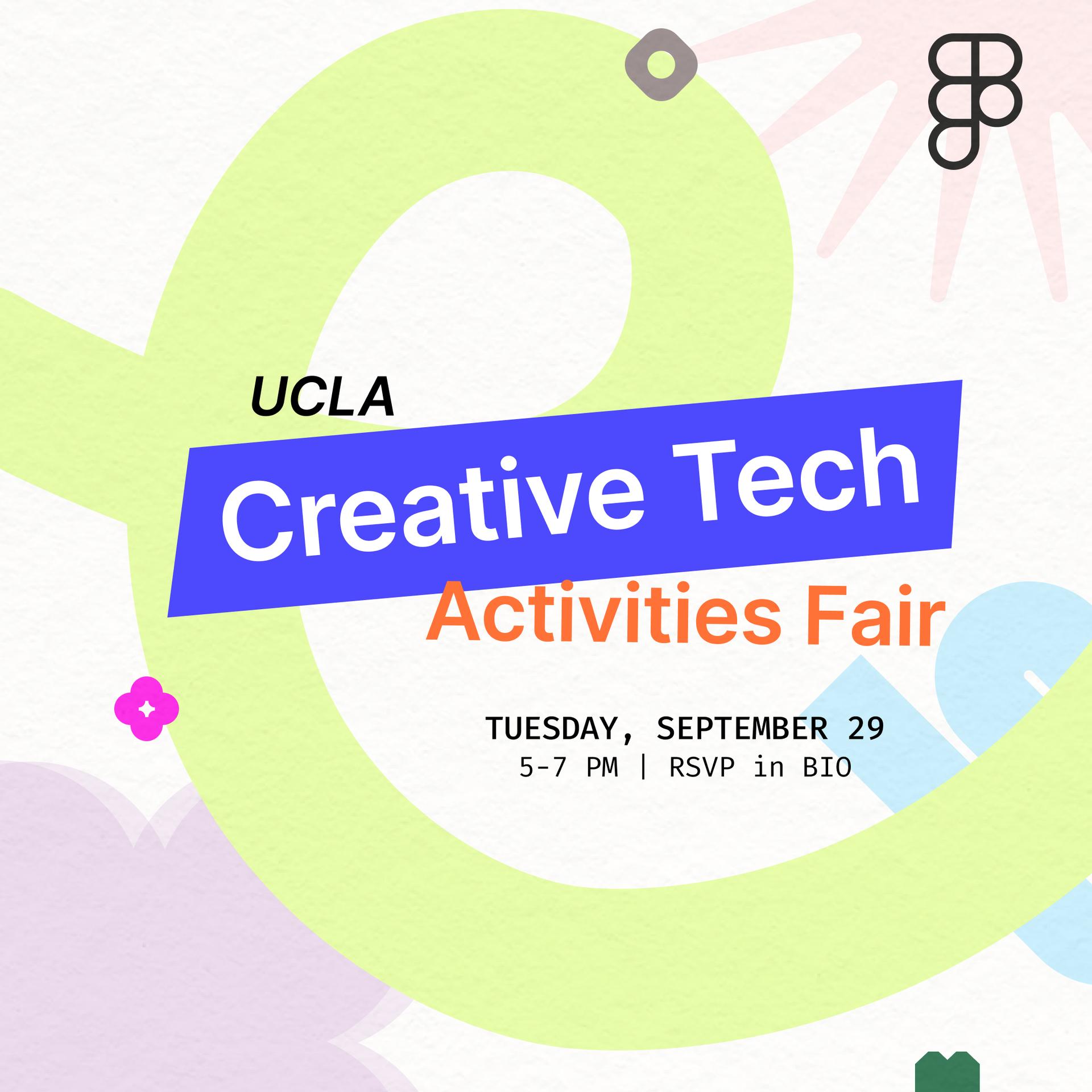 UCLA Creative Tech Activities Fair | Hosted by Figma @ UCLA