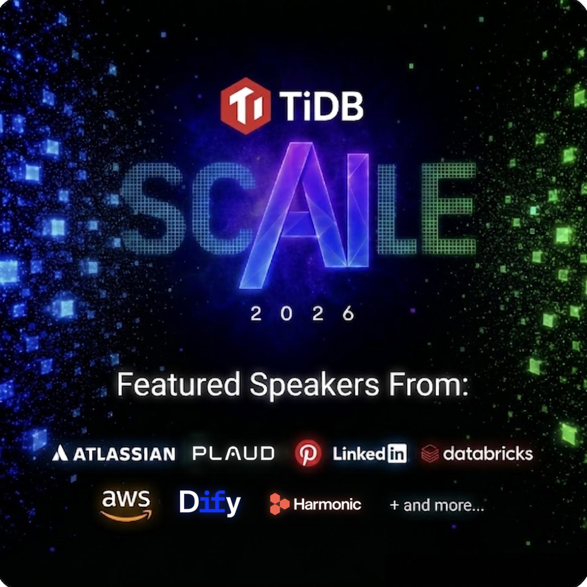 TiDB SCaiLE 2026 event artwork