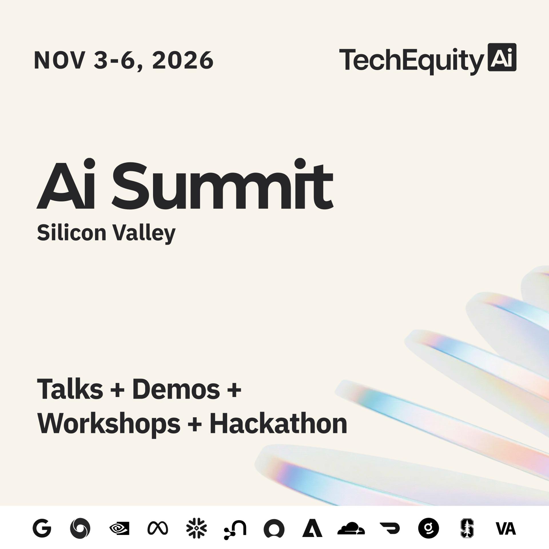 TechEquity Ai Summit 2026: Talks + AI Agent Workshops event artwork
