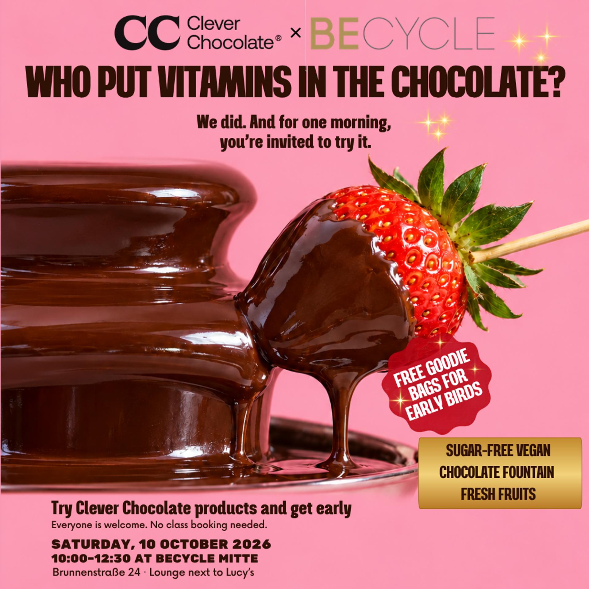 CLEVER CHOCOLATE × BECYCLE BER MITTE