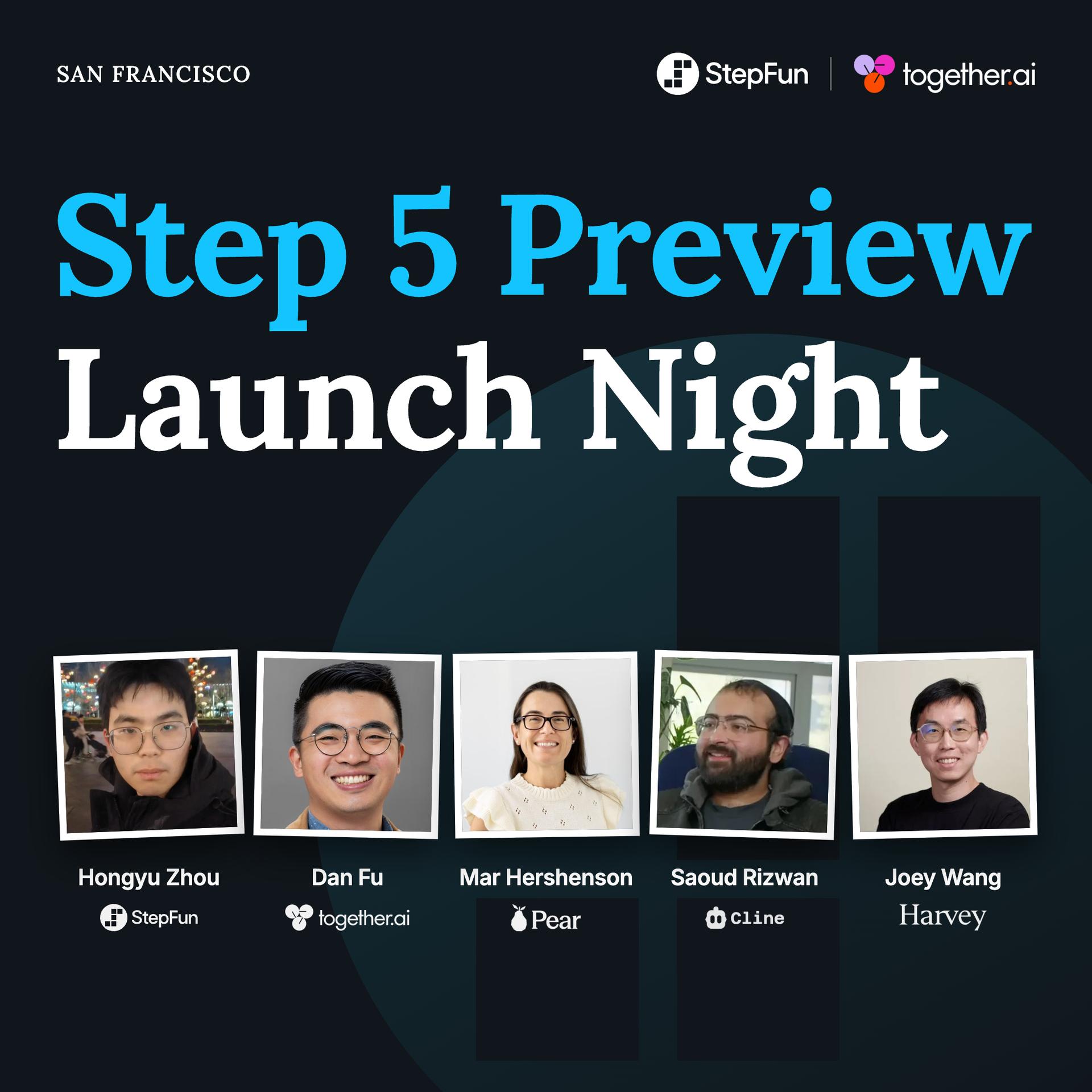 Step 5 Preview Launch Night 🚀 & AI Founders Meetup @SF
