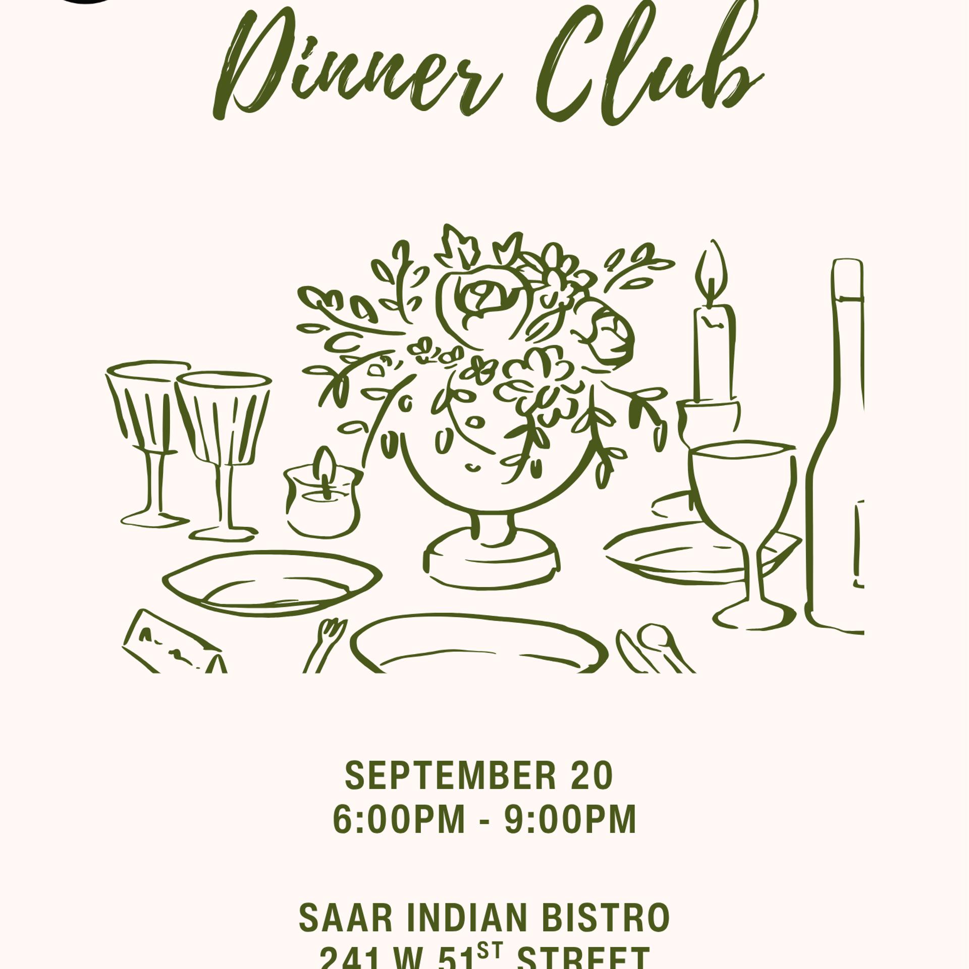 Salam Dinner Club at Saar - South Asian event