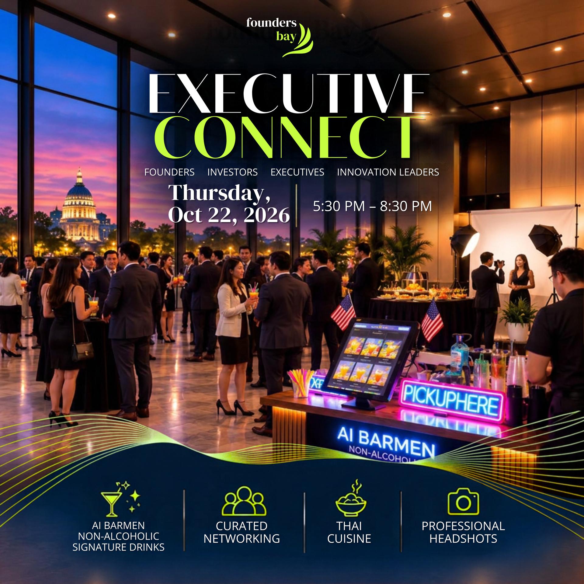 Executive Connect at Tesla event artwork
