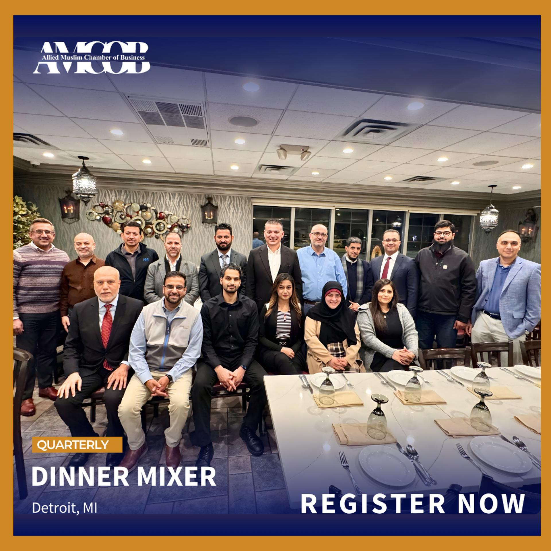 Detroit, MI: Quarterly Dinner Mixer