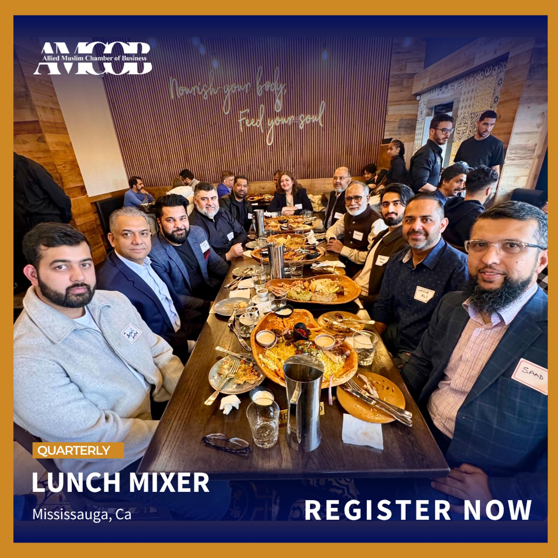 Mississauga, Canada: Quarterly Lunch Mixer