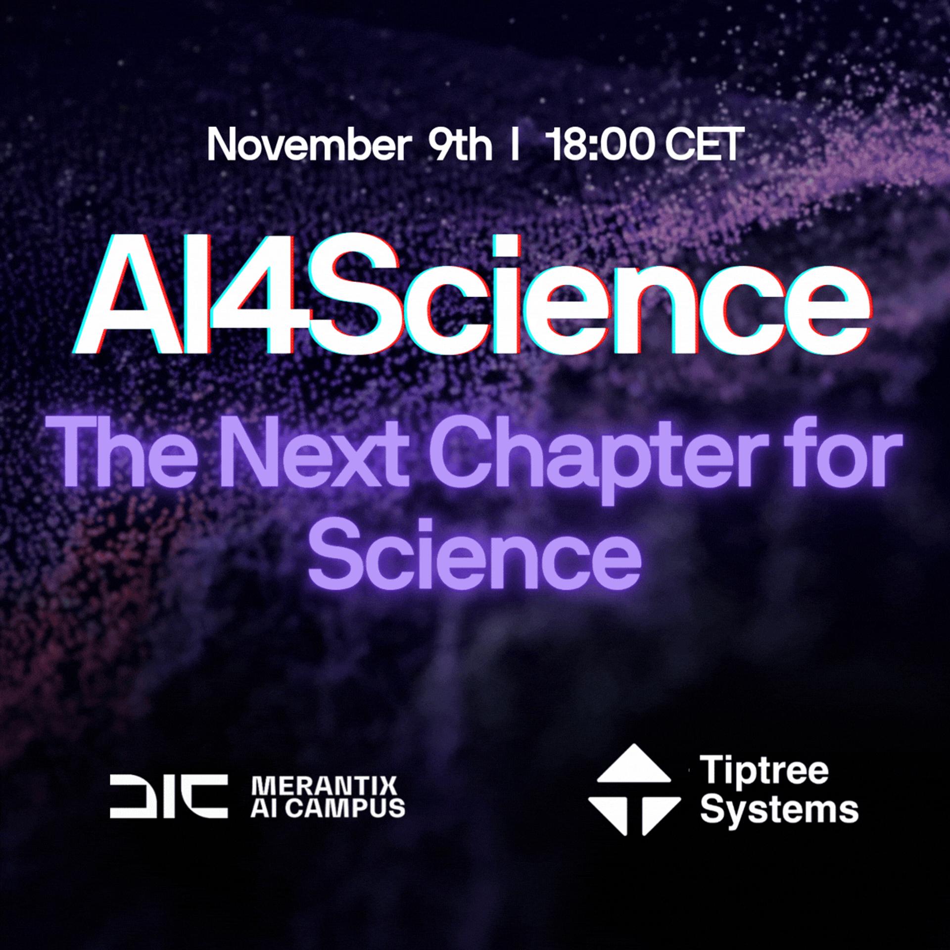 AI4Science - The Next Chapter for Science event artwork