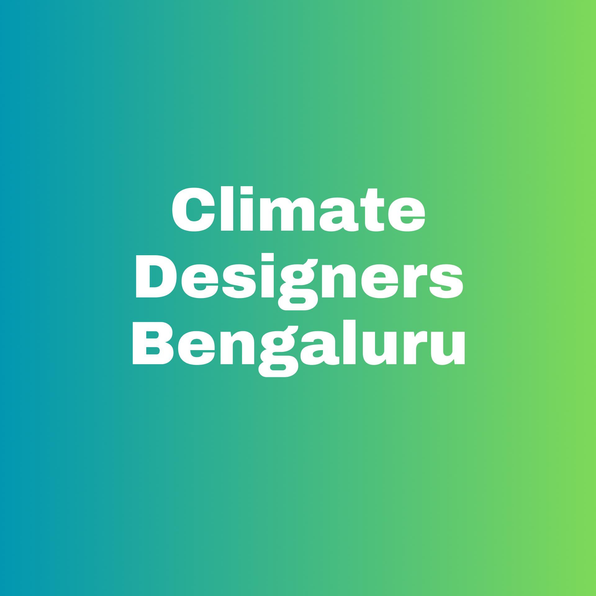 Climate Designers - Meet and Greet event poster