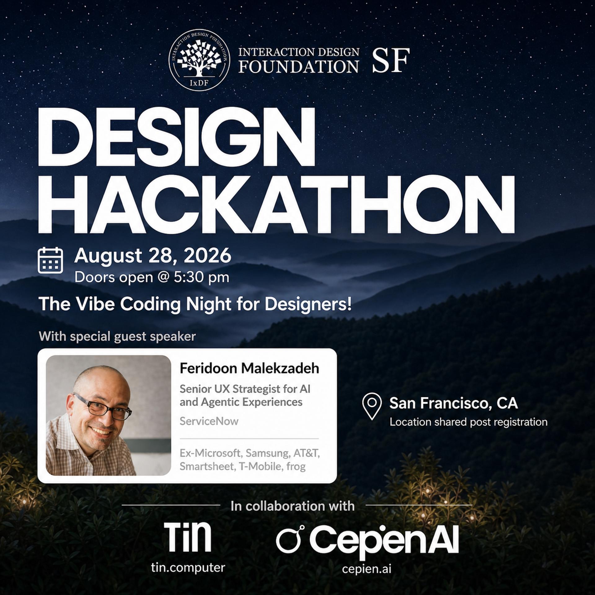 Design Hackathon: The Vibe Coding Night for Designers!