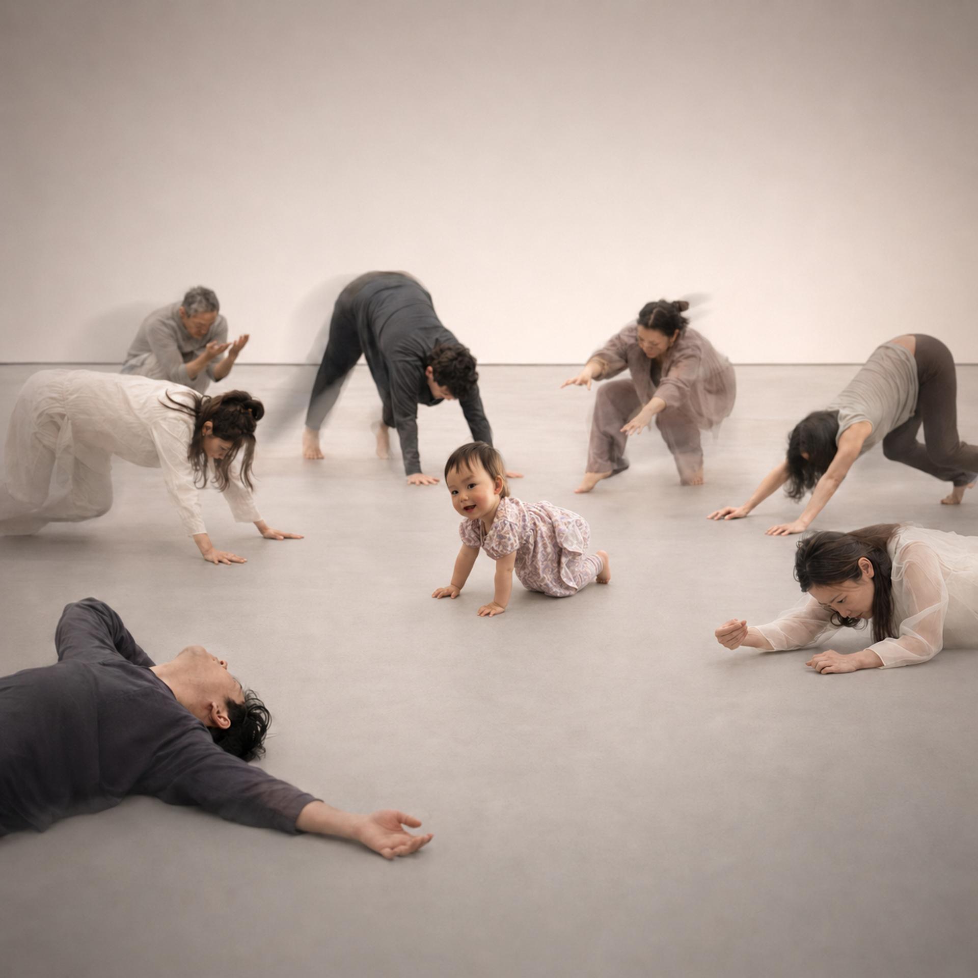 Little Lifeform Model: Baby Yoga Led by a One-Year-Old