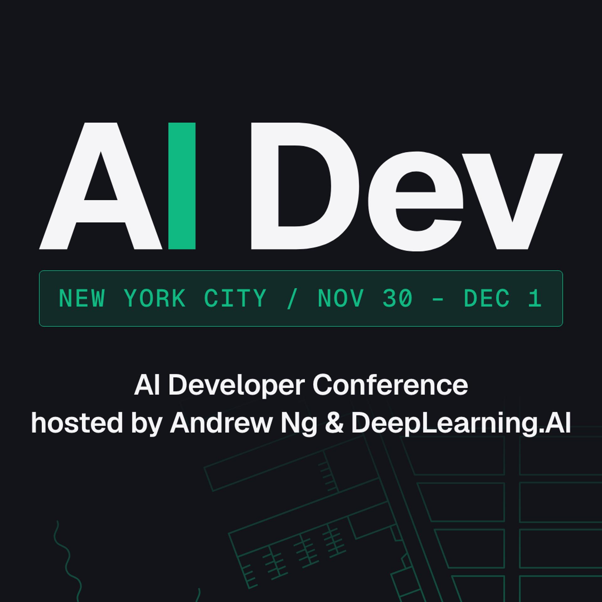 AI Dev / New York City: The AI Developer Conference event artwork