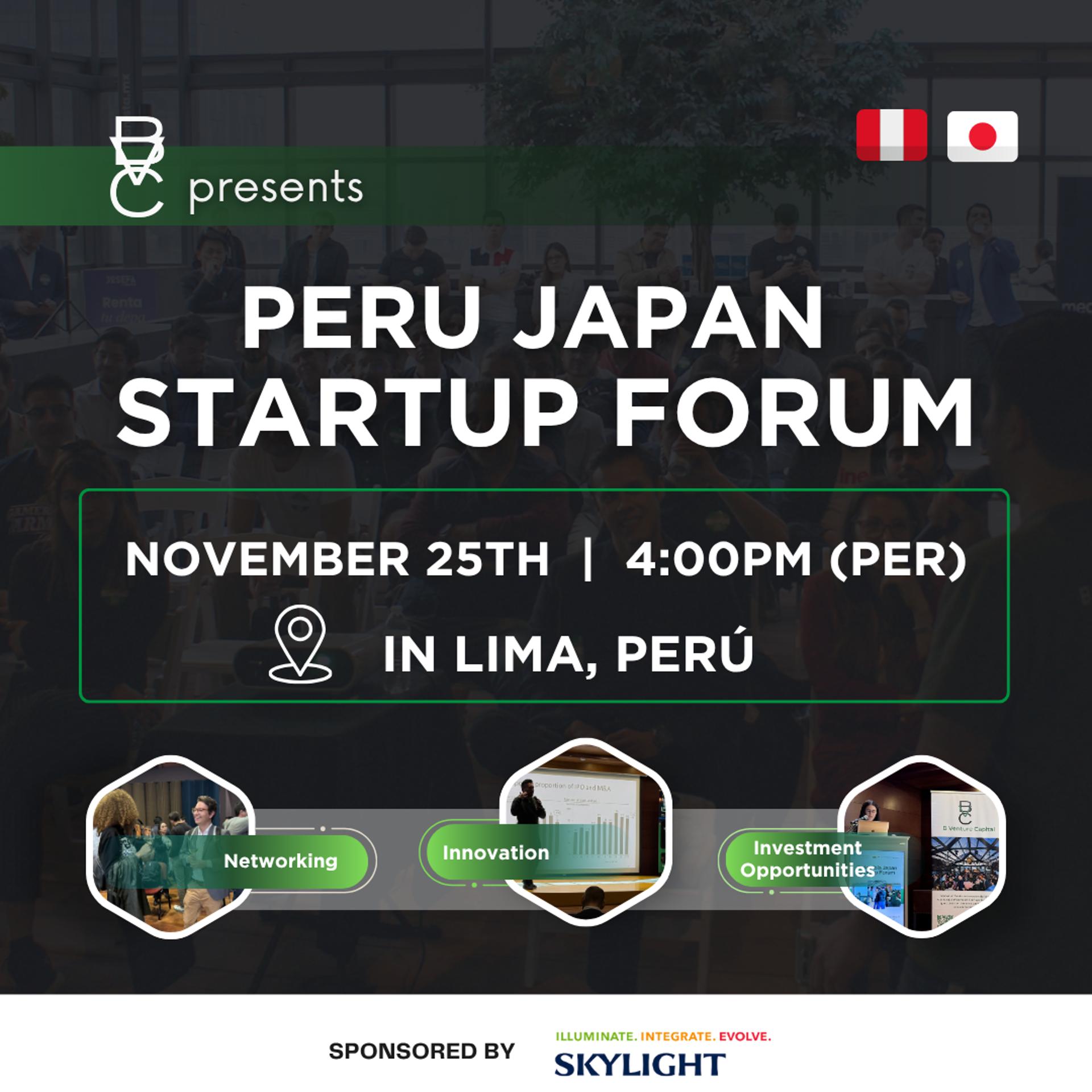 Peru Japan Startup Forum 2026