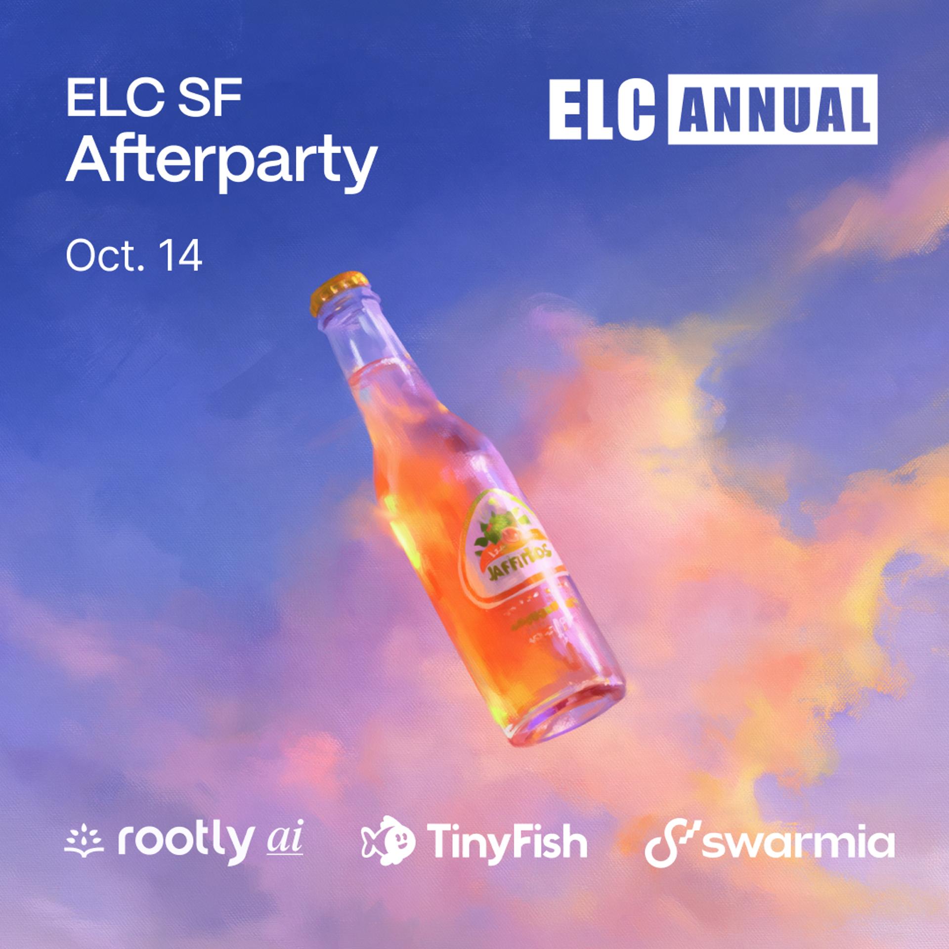 ELC Annual 2026 Afterparty w/ Rootly AI event artwork