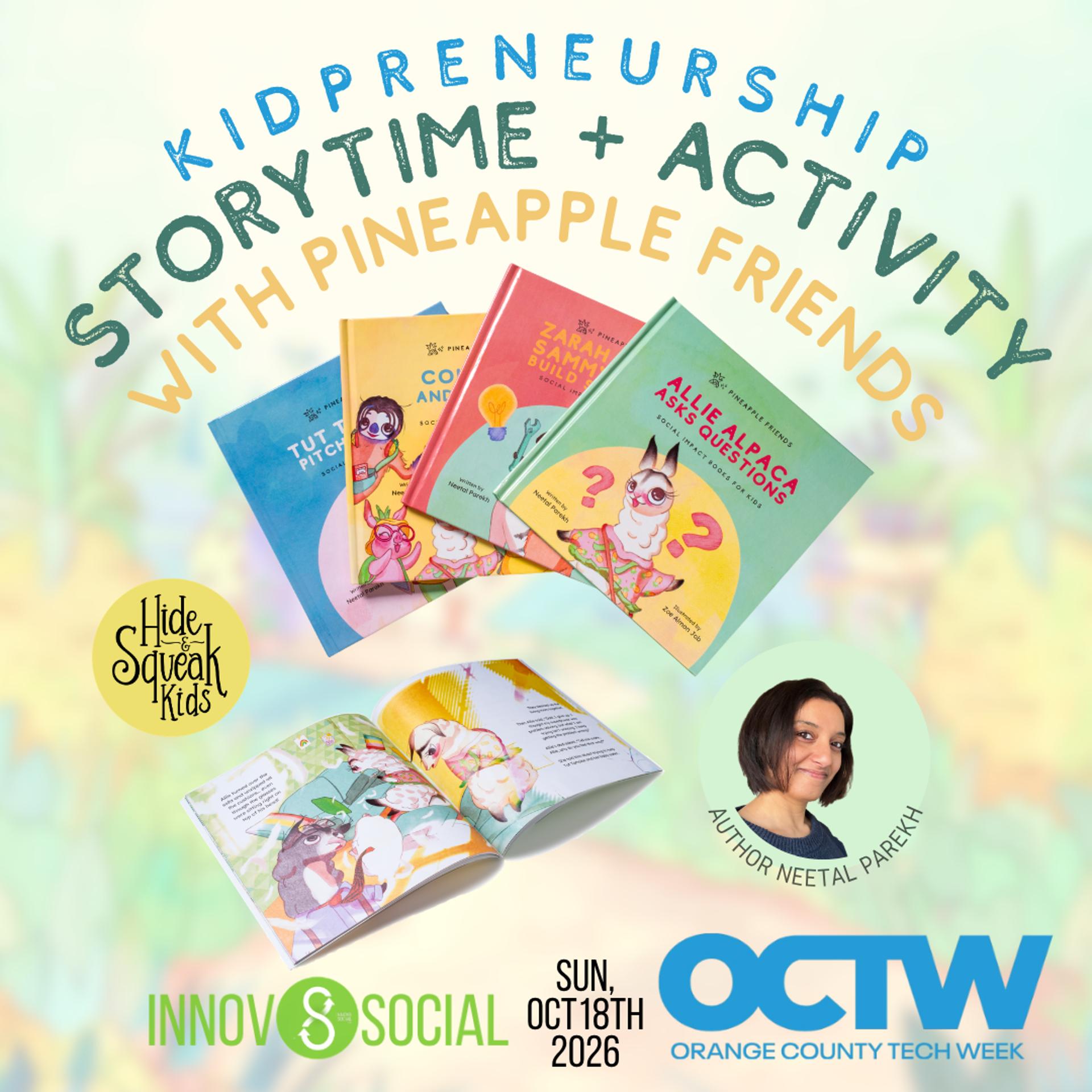 Entrepreneurship for Kids: Story Hour and Activity with Pineapple Friends, photo 2 of 2