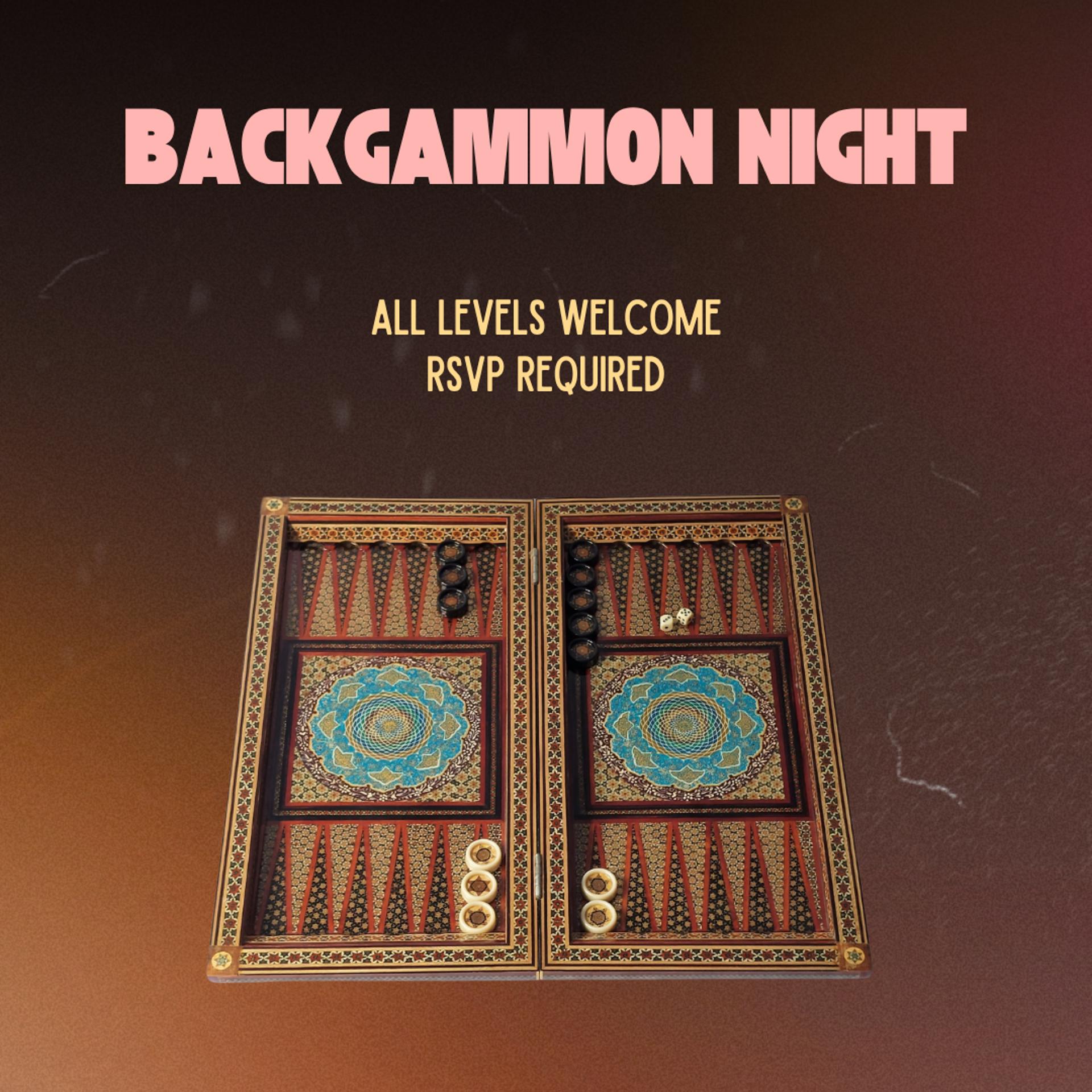 Backgammon Night at Barzakh