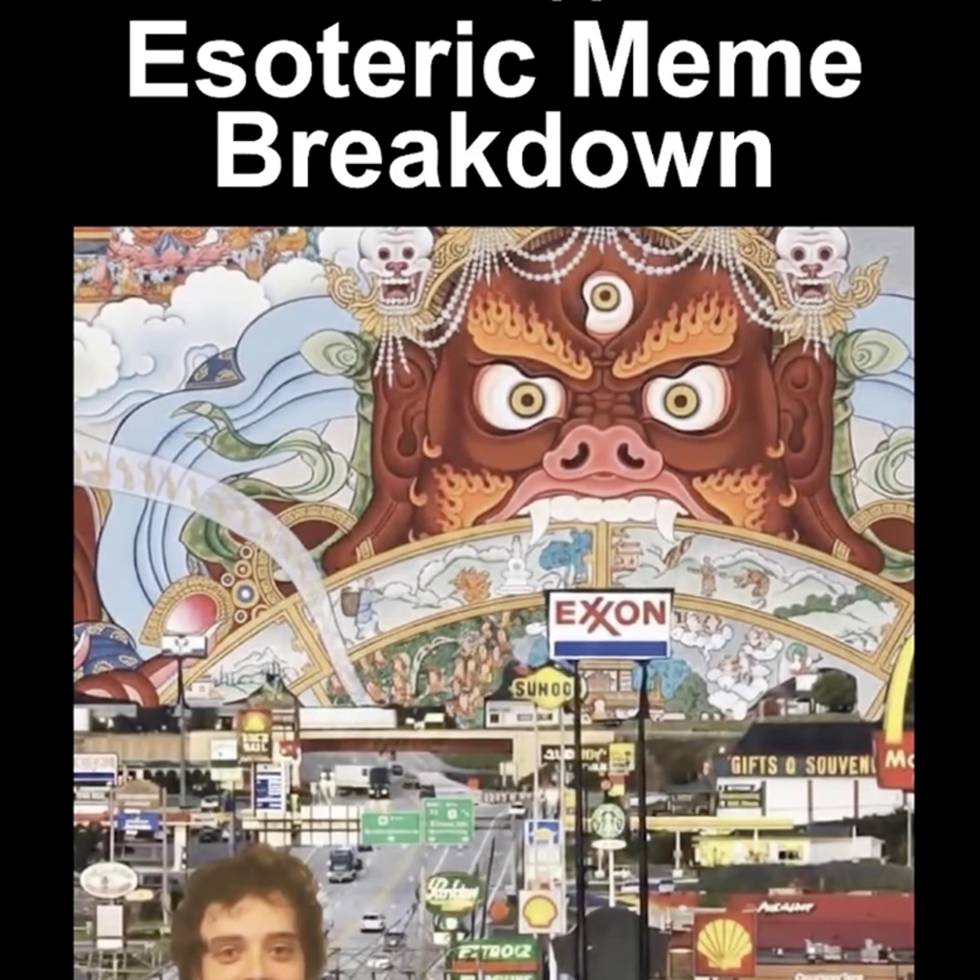 Esoteric Meme Breakdown Live <> Peter Bjorndal, in eye-popping 3D
