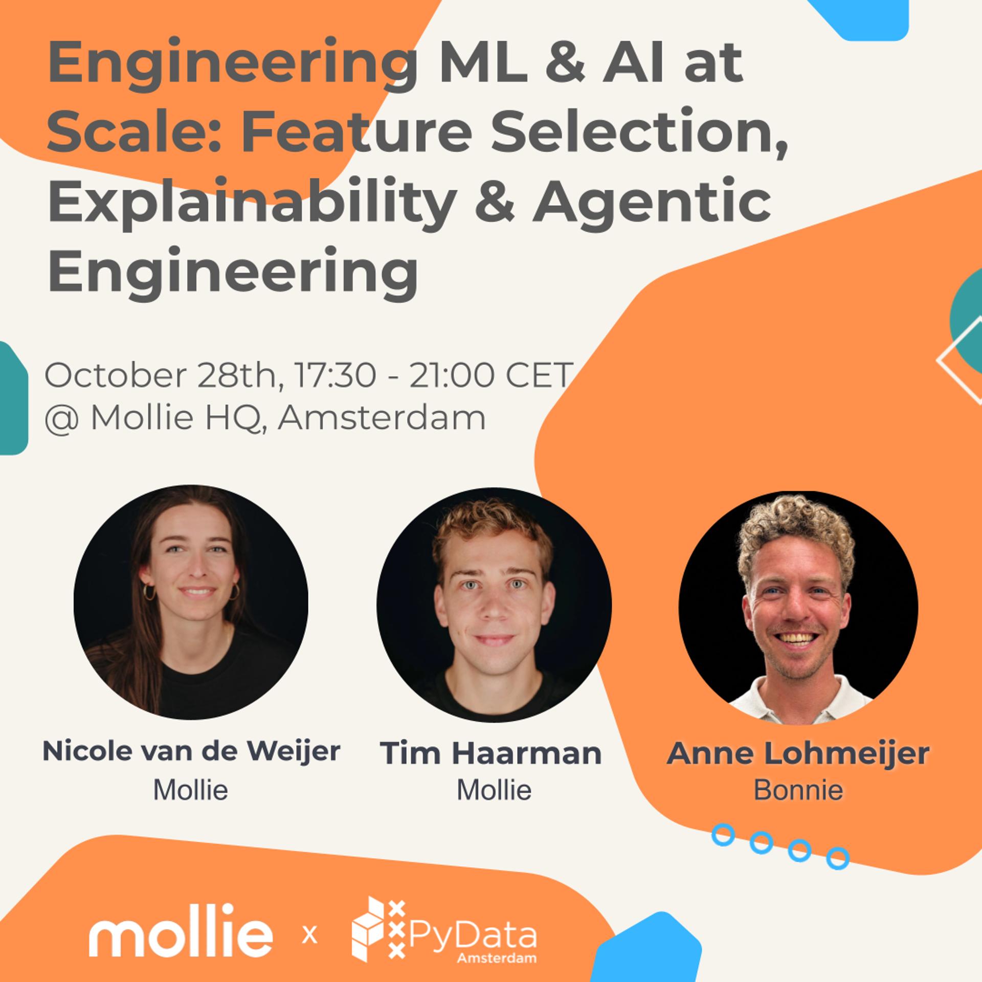 Engineering ML & AI at Scale: Feature Selection, Explainability & Agentic Engineering event artwork