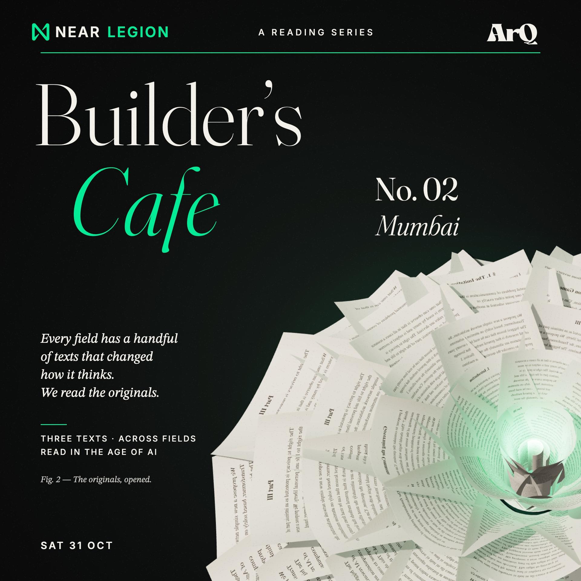Near Builder’s Cafe #2 — event poster