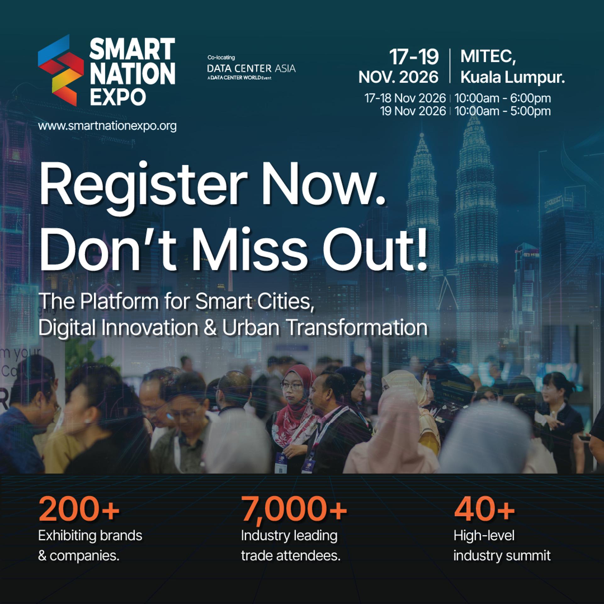 Smart Nation Expo 2026 event artwork