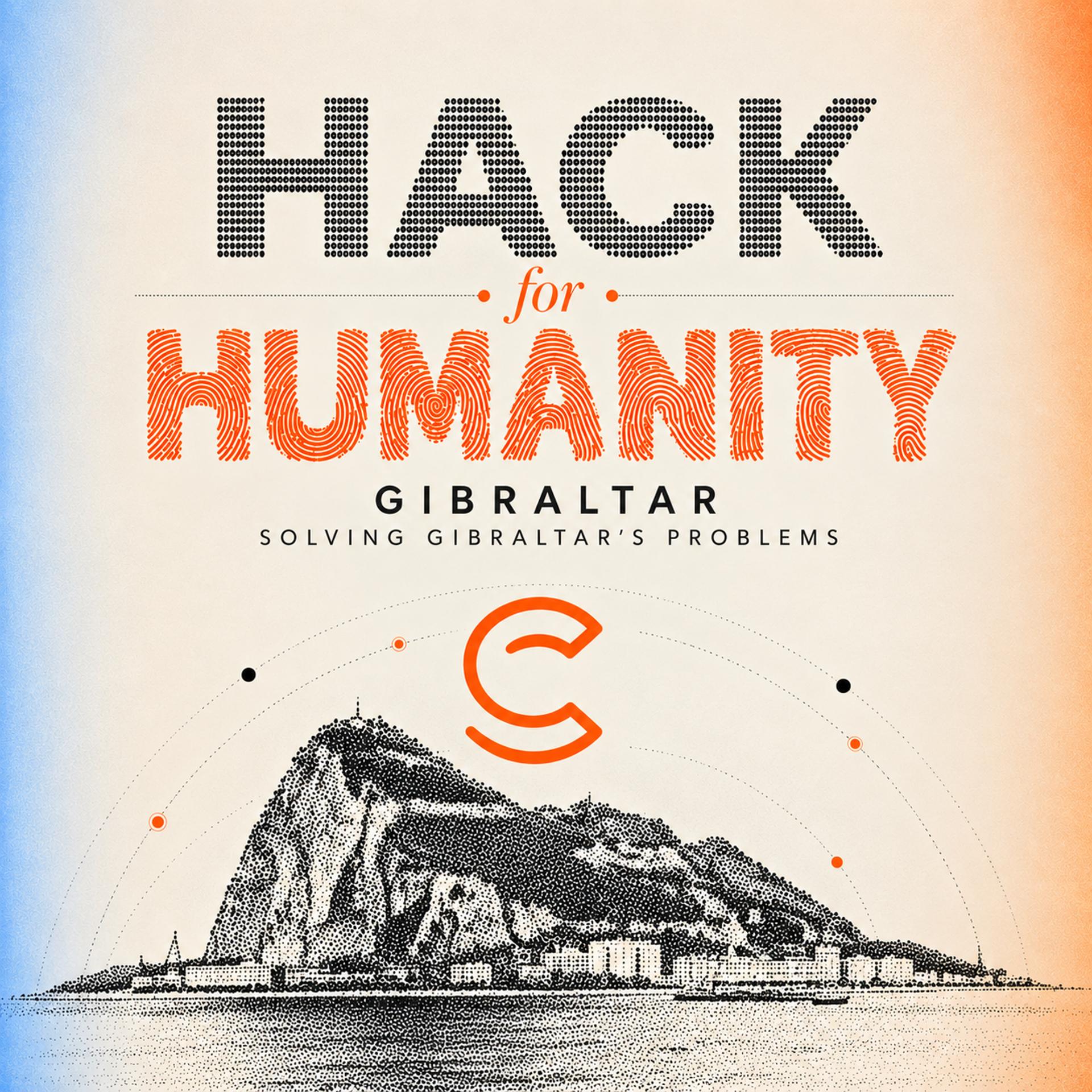 Hack for Humanity: Gibraltar event artwork