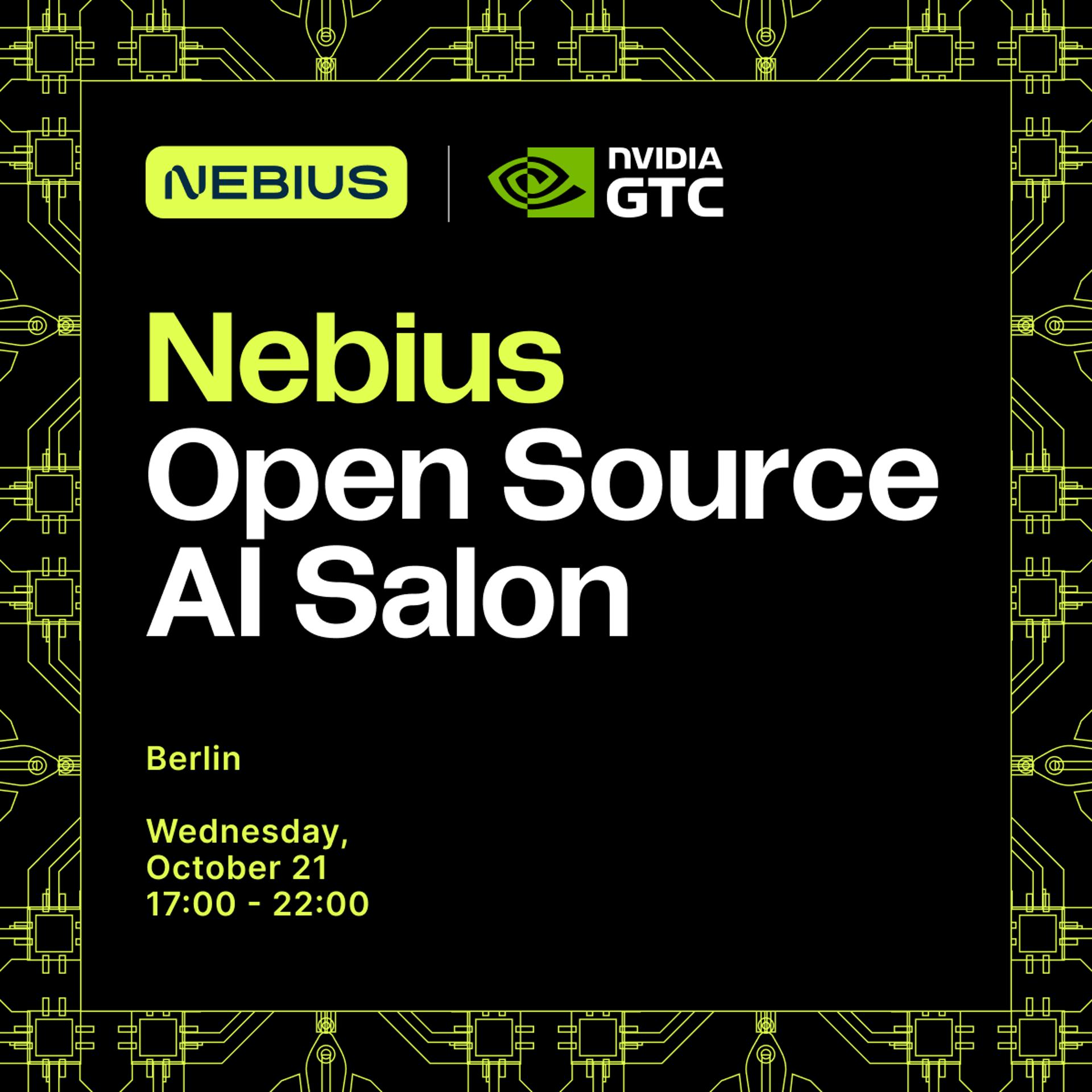 Nebius Open Source AI Salon