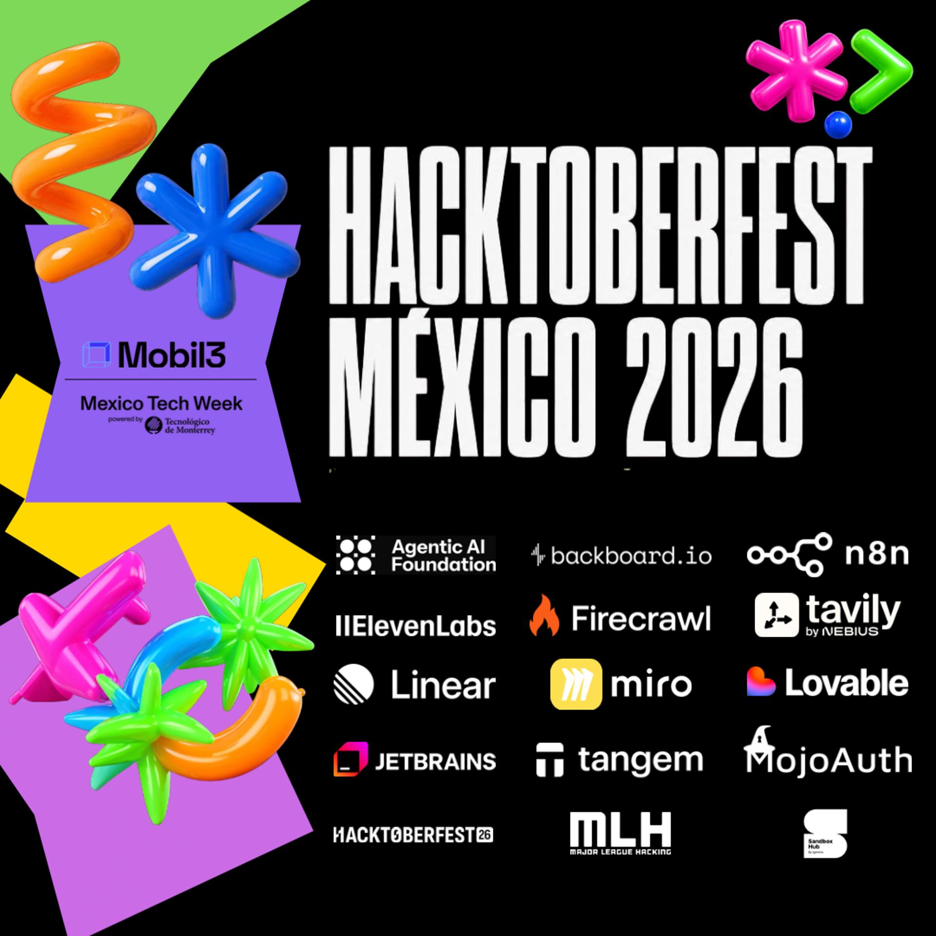Hacktoberfest event artwork