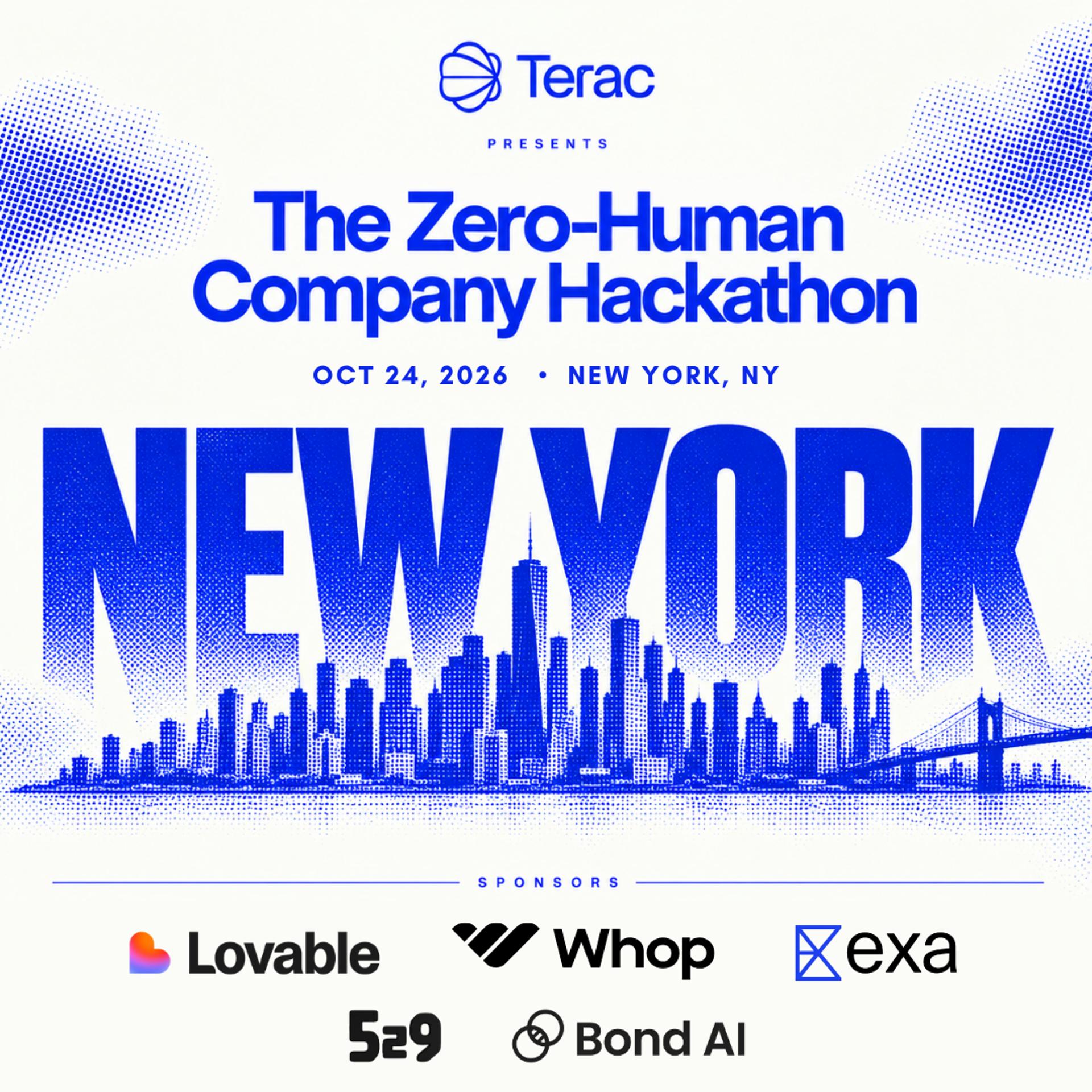 Zero-Human Company Hackathon by Terac event artwork