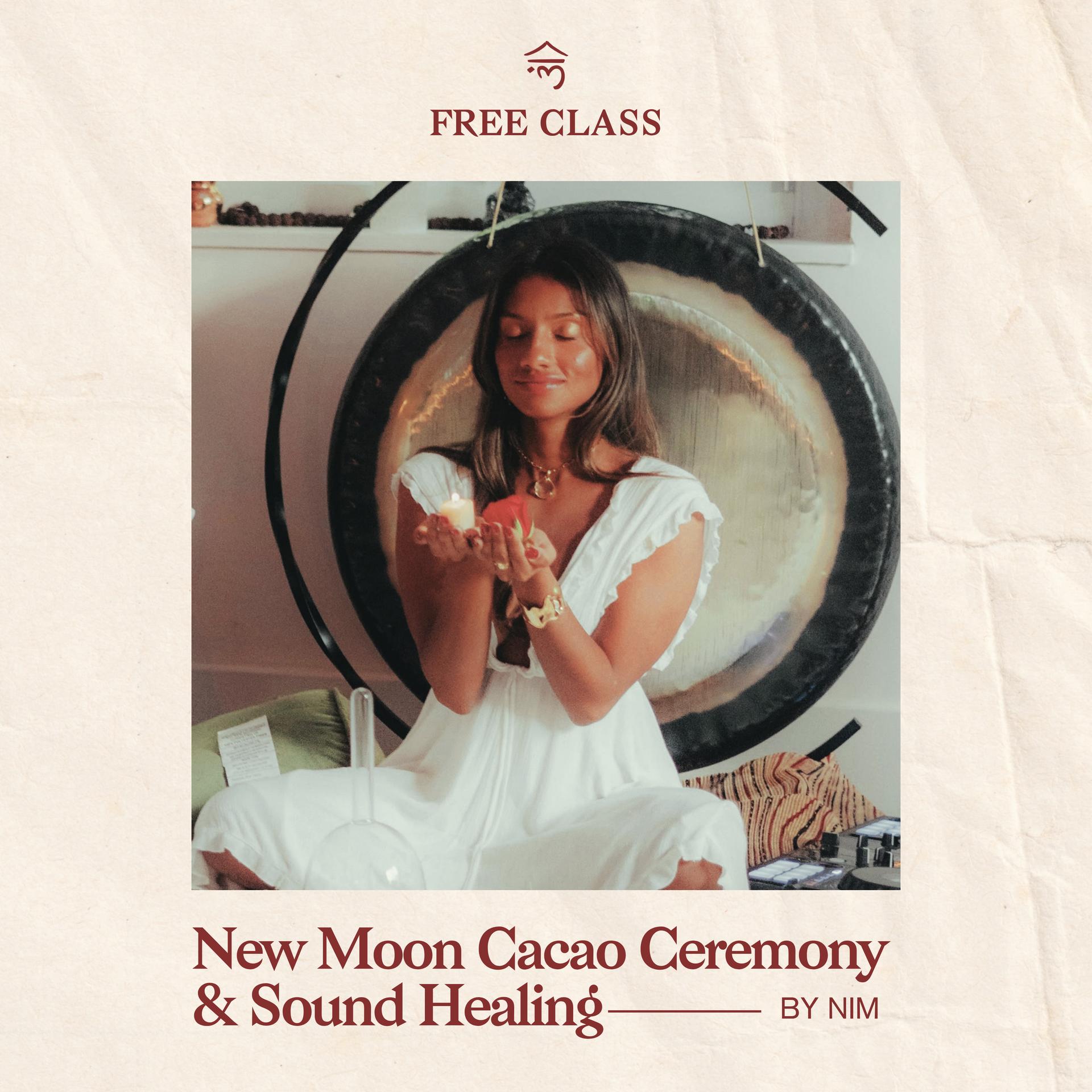 New Moon Cacao Ceremony & Sound Healing