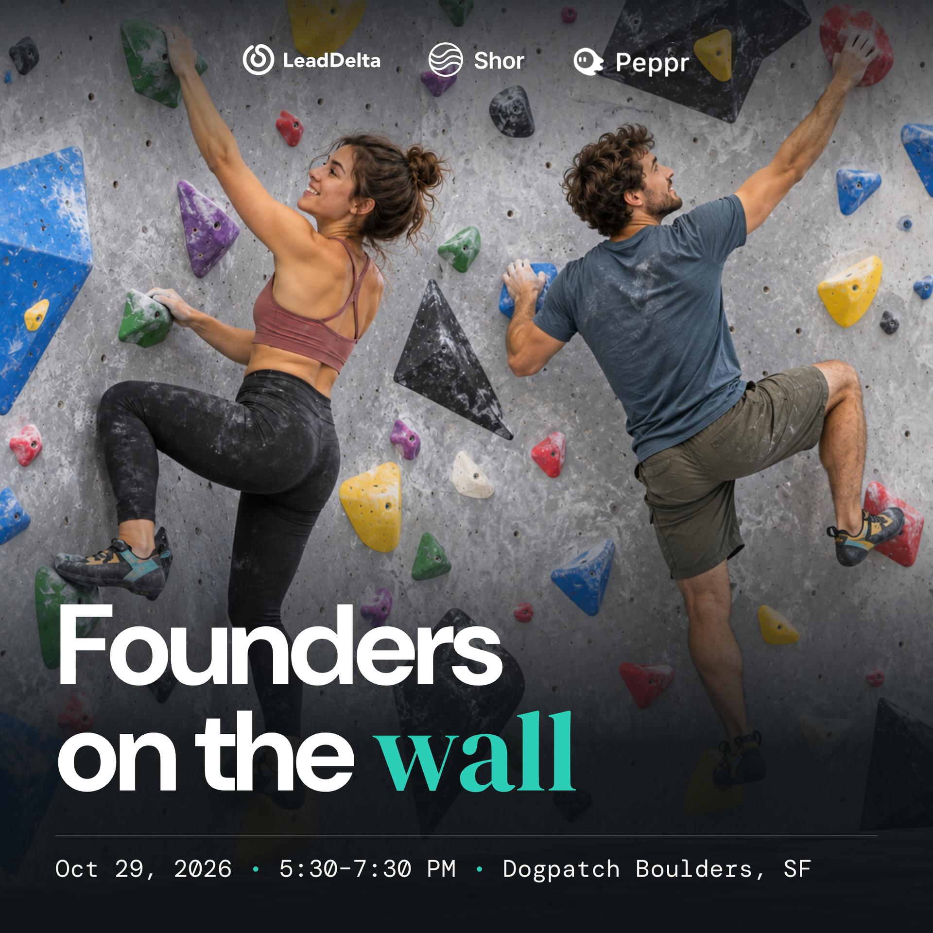Founders on the Wall event artwork