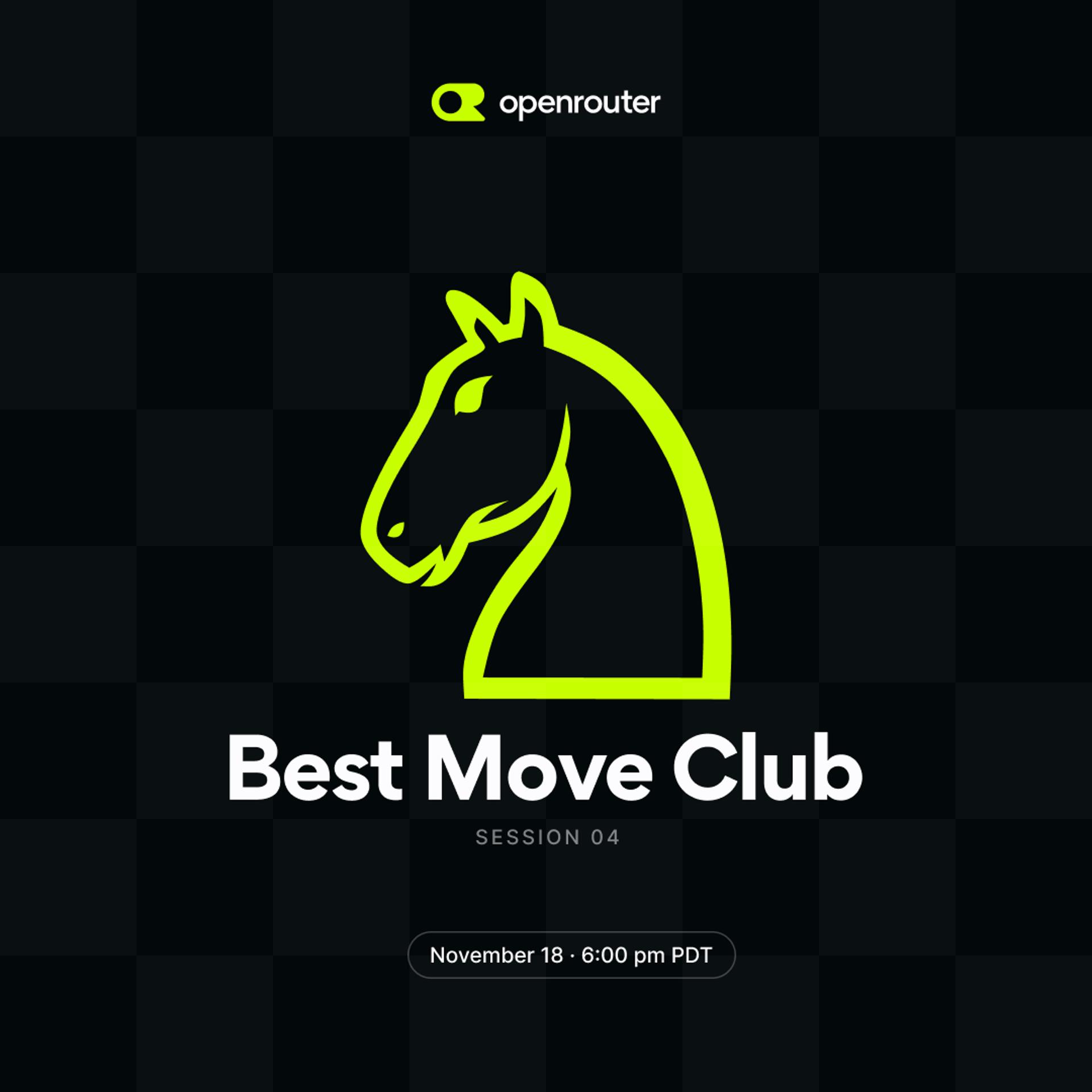 Best Move Club: Chess Community Event Series event artwork