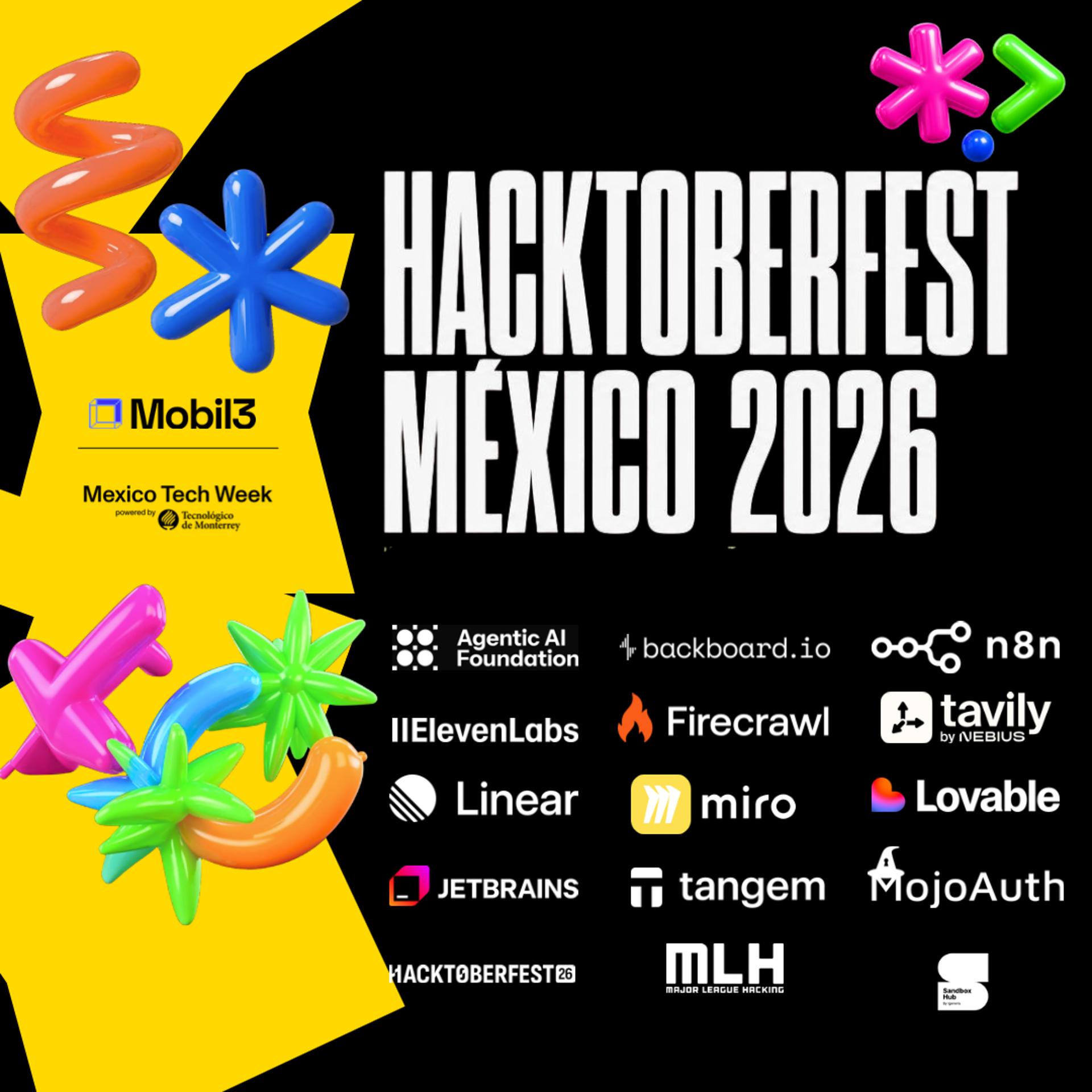 Hacktoberfest event artwork