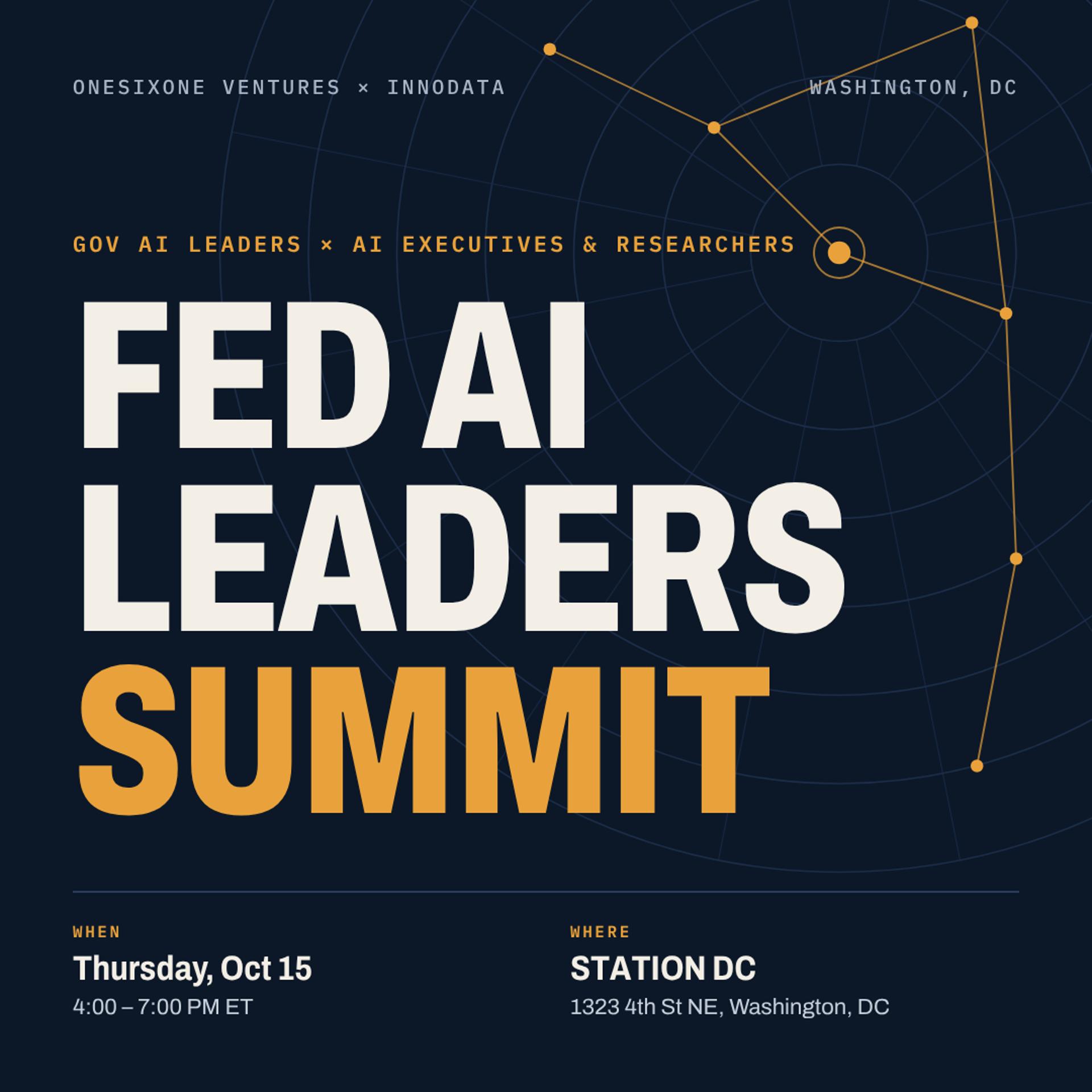 Fed AI Leaders Summit event artwork