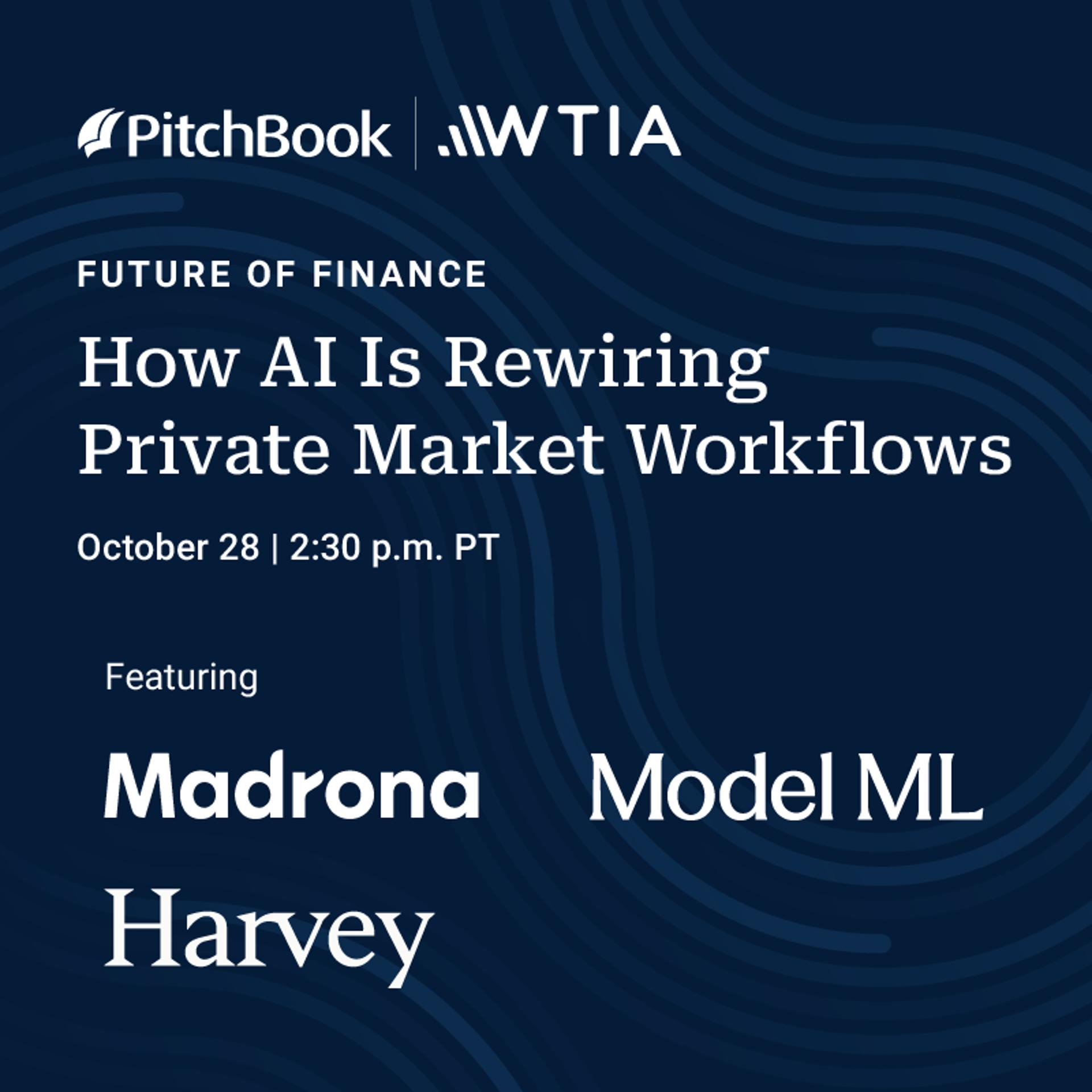 Future of Finance: How AI Is Rewiring Private Market Workflows event artwork