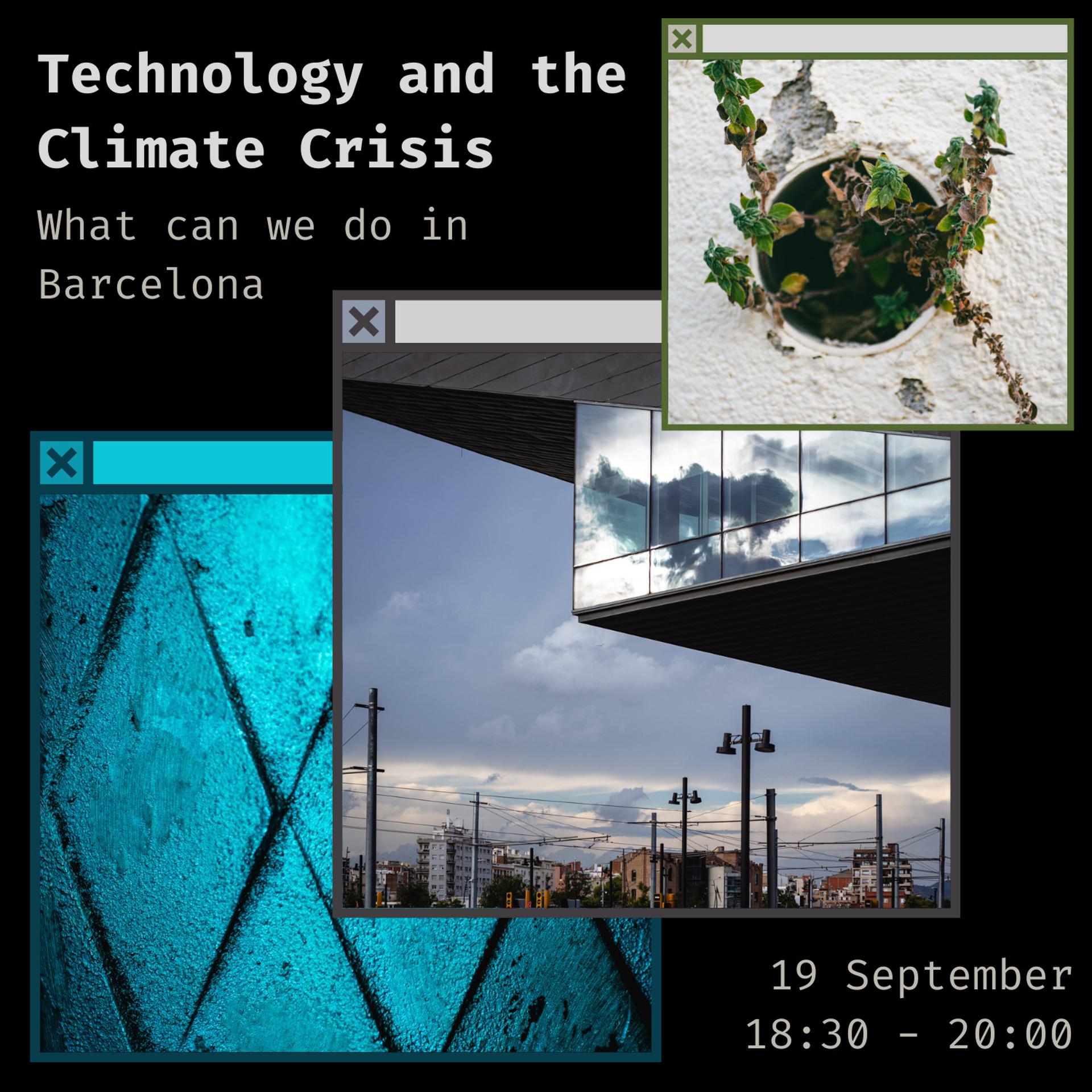 Technology and the climate crisis – what can we do in Barcelona?