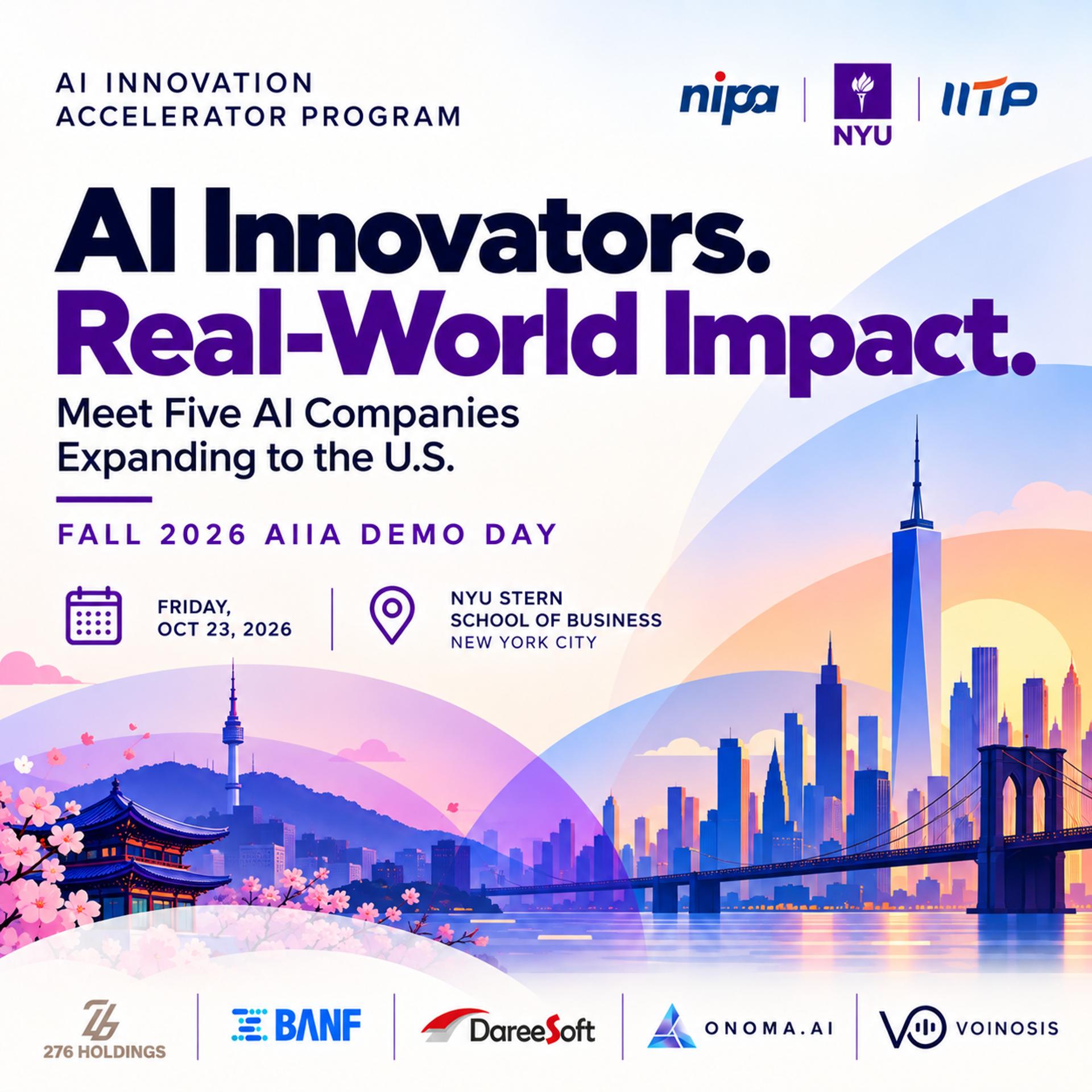 AI Innovation Accelerator Fall Demo Day event artwork