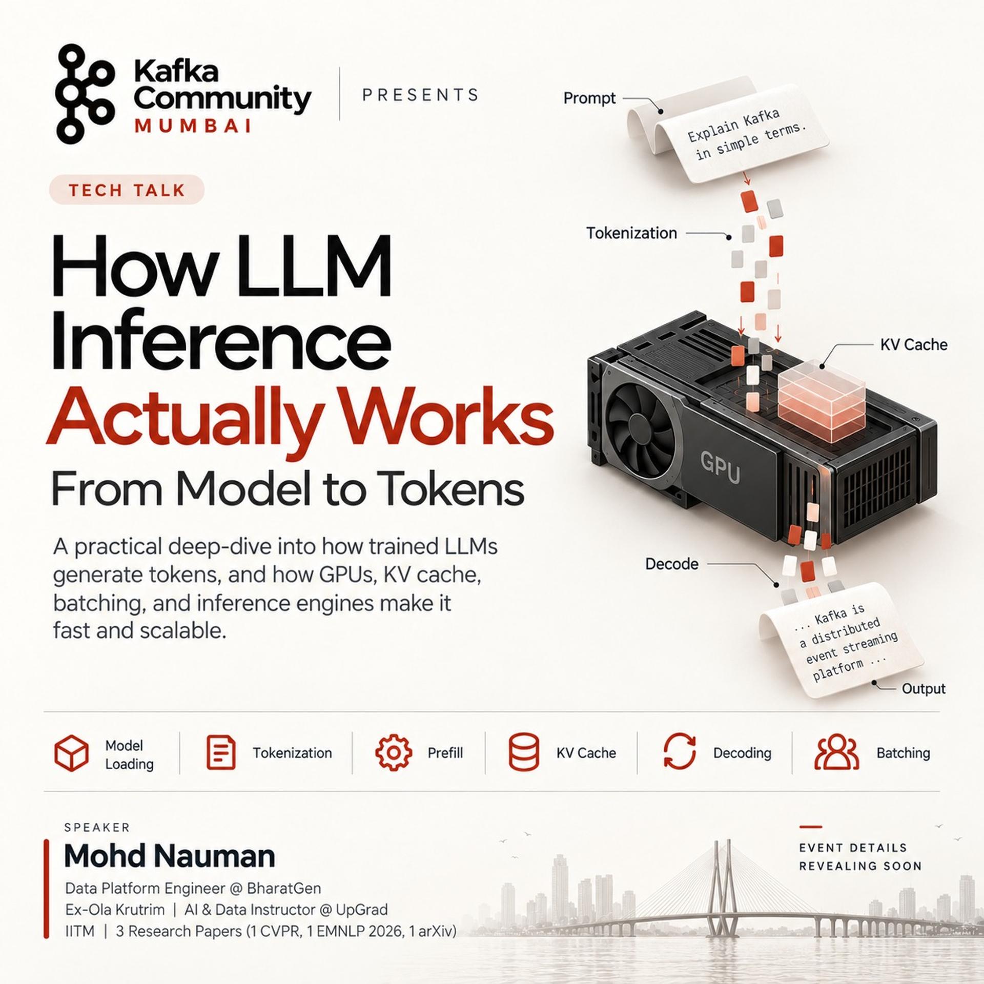 Inside LLM Inference: From Model Weights to Tokens at Scale — event poster