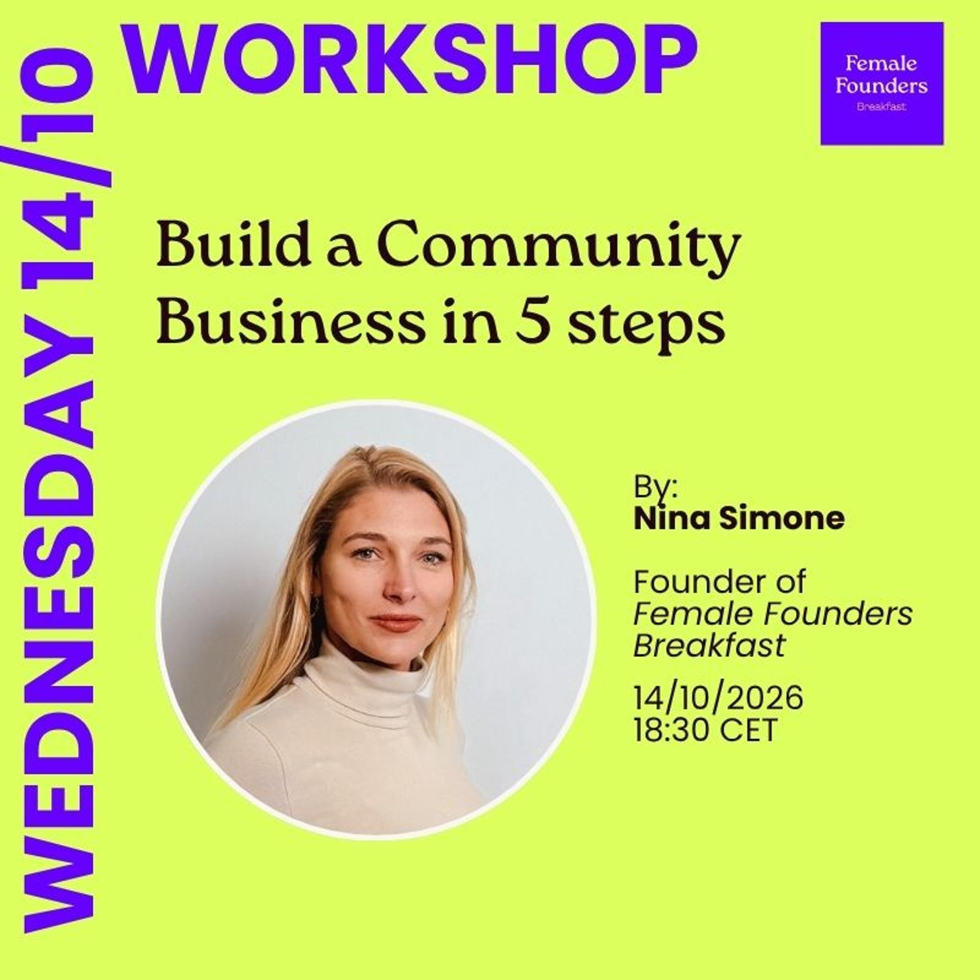 Building a Community Business in 5 Steps