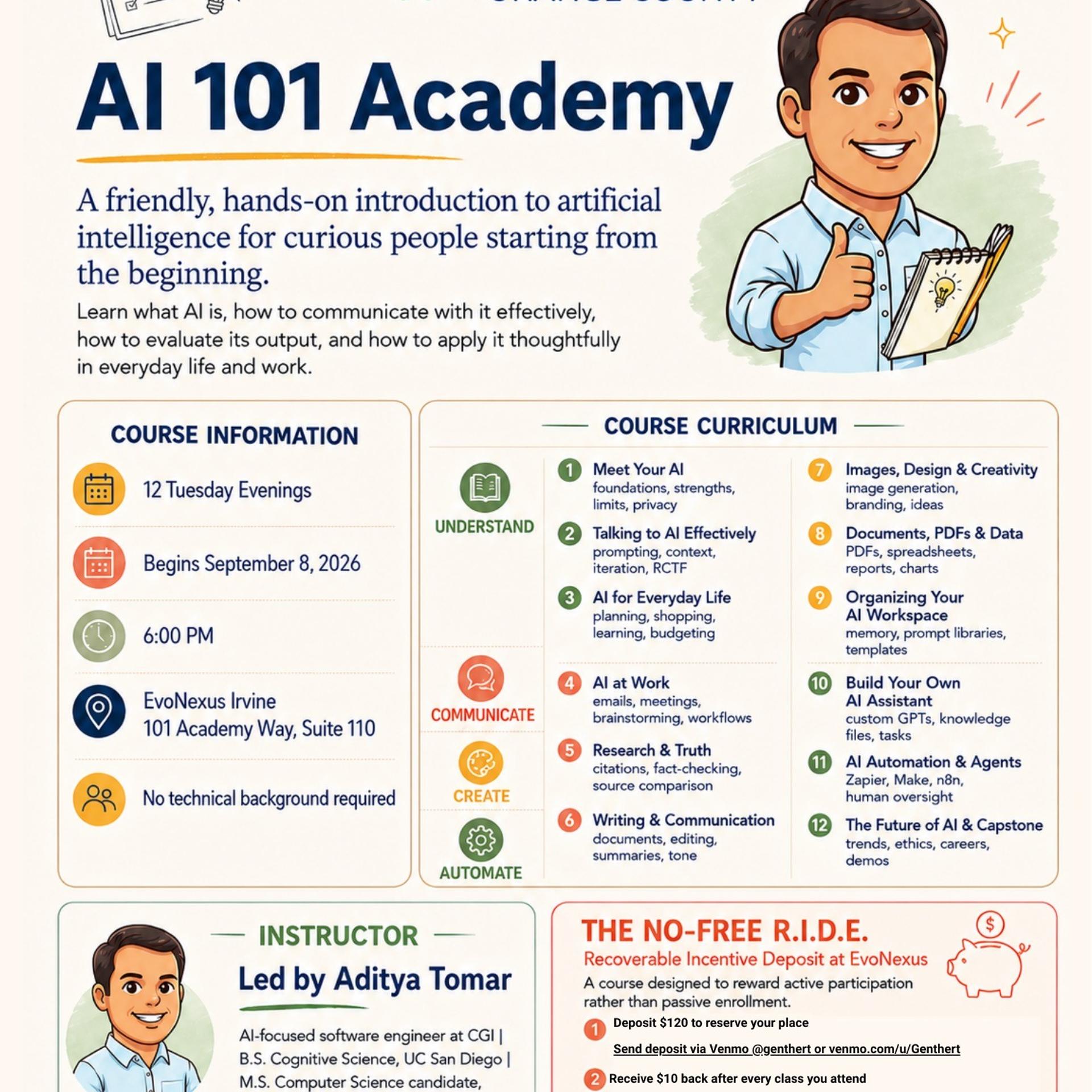 AI 101 Academy - AI for Beginners Class # 6 of 12, photo 2 of 2