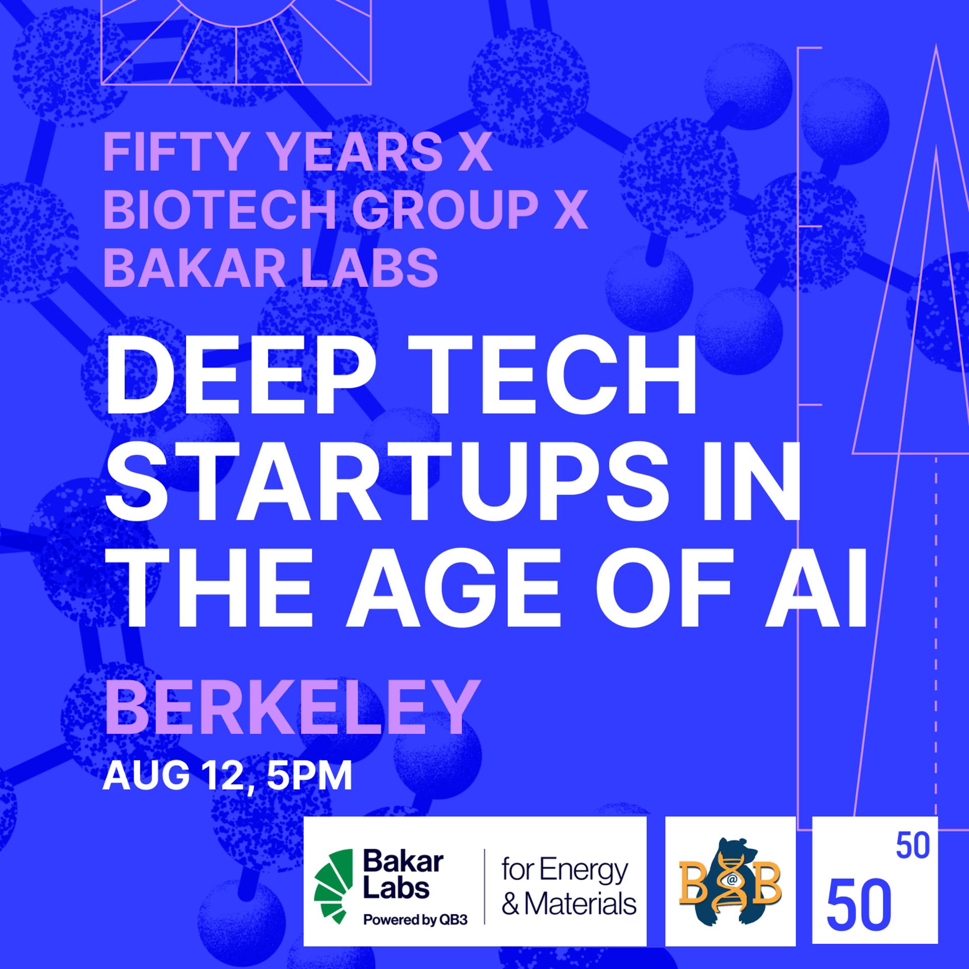 Deep Tech Startups in the Age of AI by Fifty Years