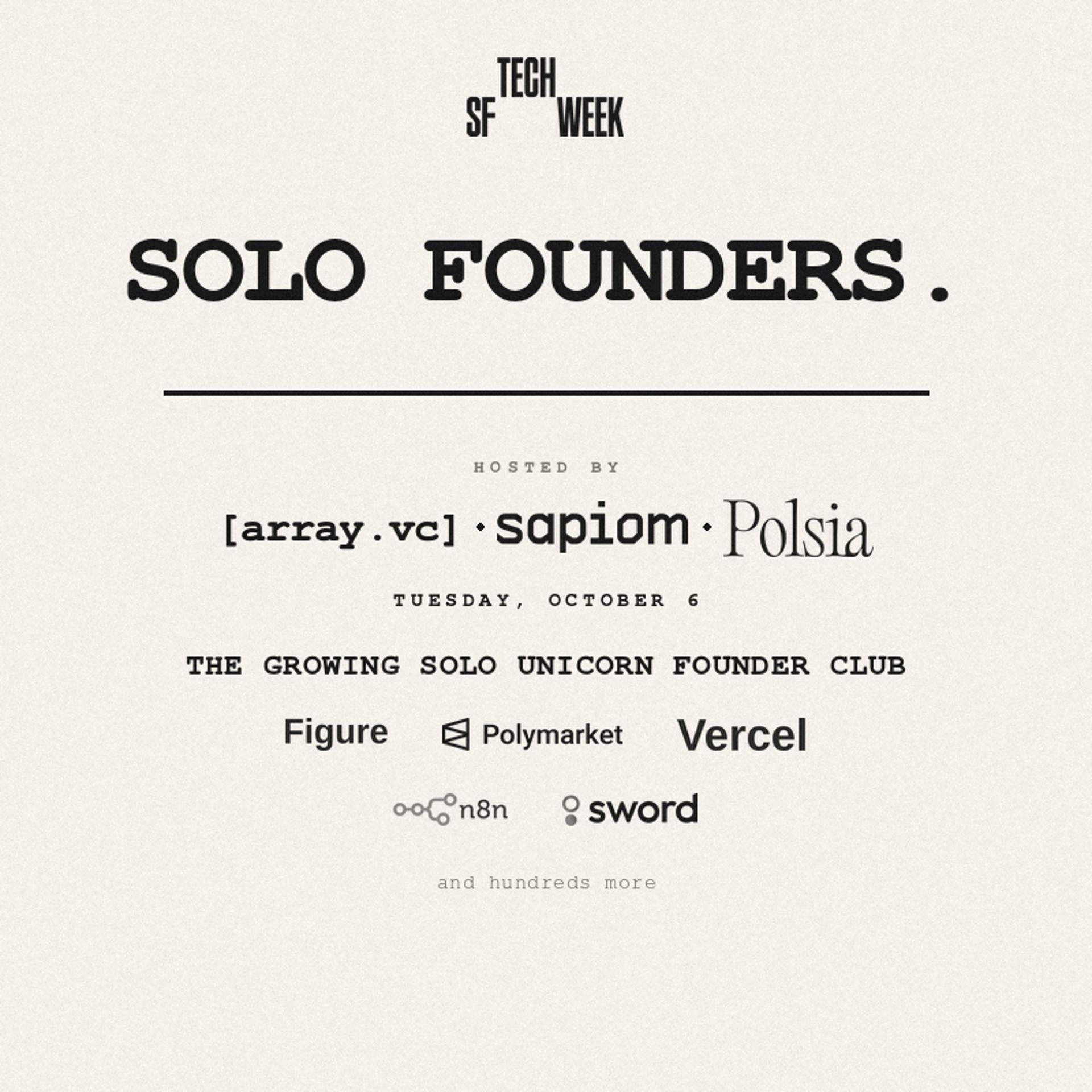 The SOLO Founder Club