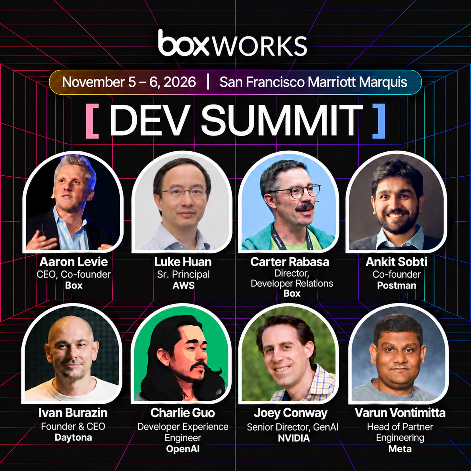 BoxWorks Dev Summit 2026 event artwork