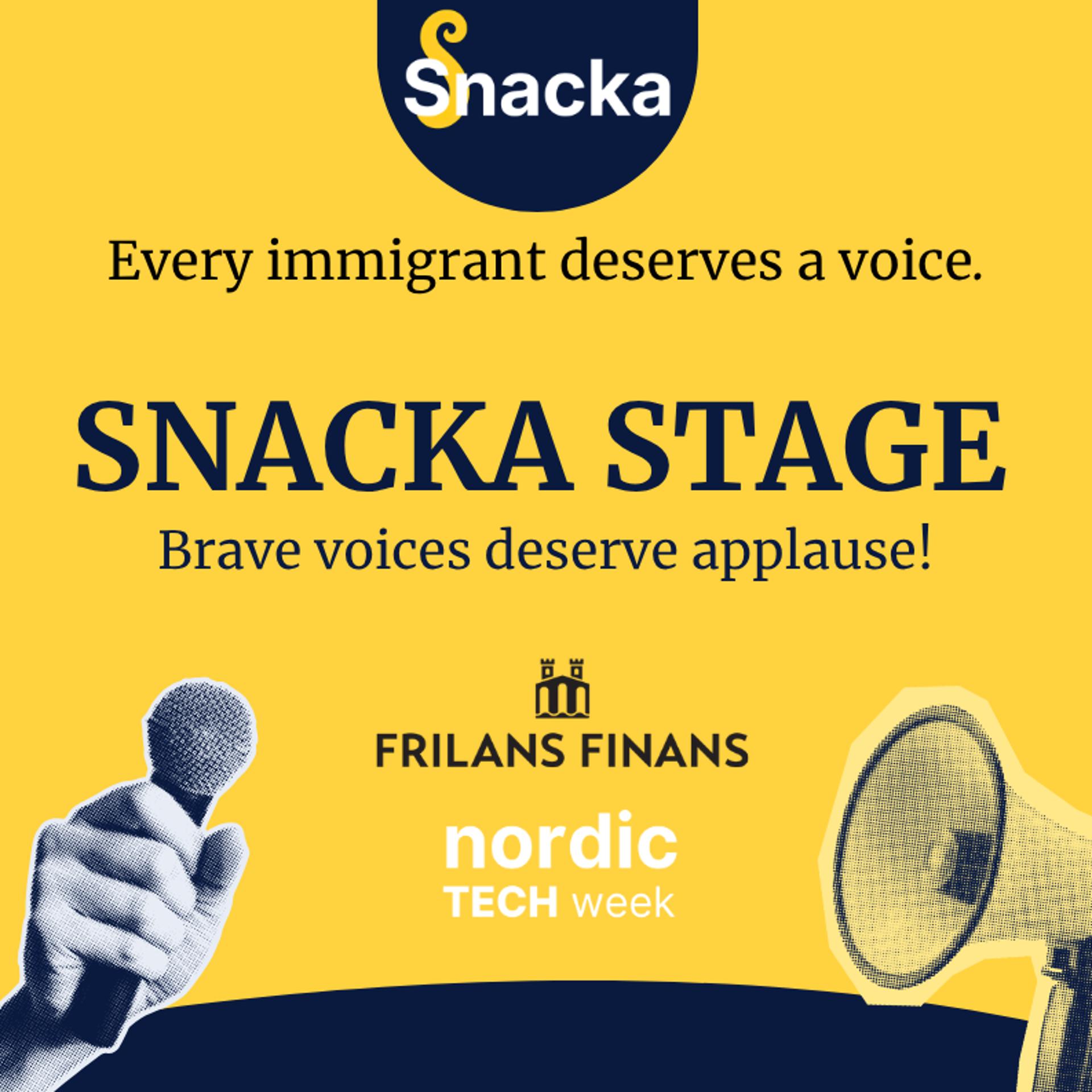 Snacka Tech Stage