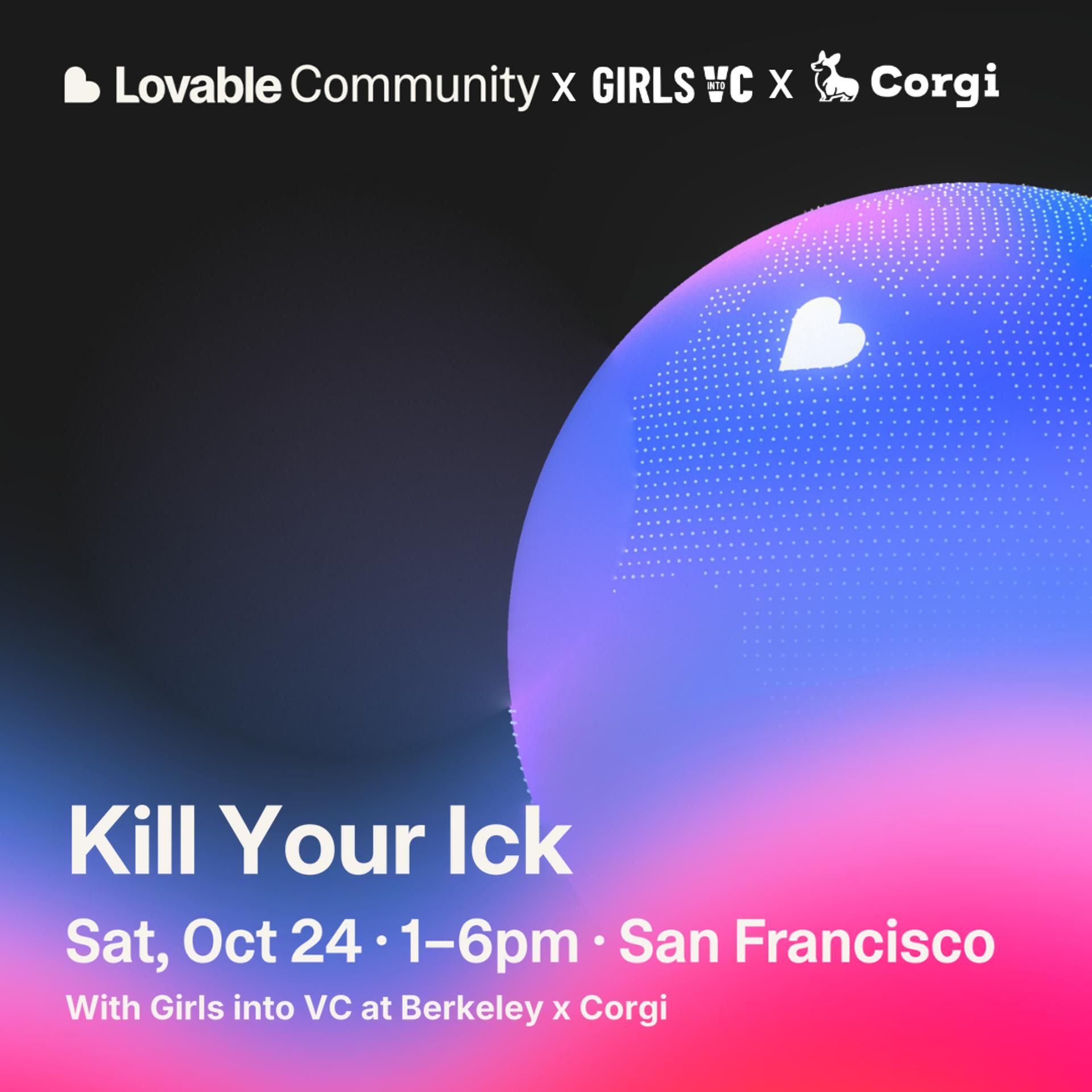 Lovable x Girls into VC Buildathon event artwork