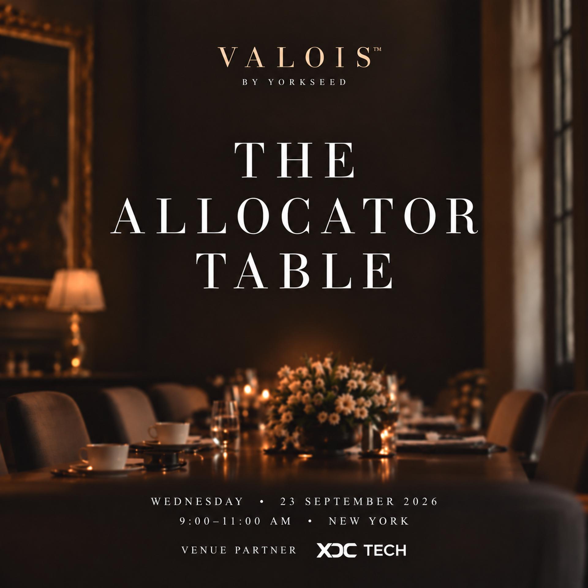 Valois by Yorkseed: The Allocator Table