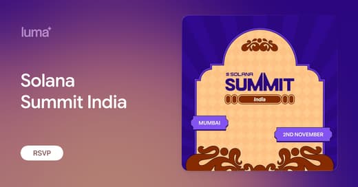 Solana Summit India