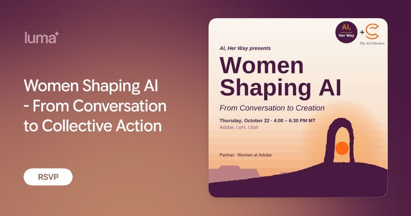 Women Shaping AI - From Conversation to Collective Action
