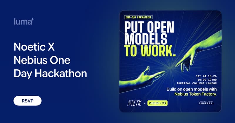 Noetic X Nebius One Day Hackathon