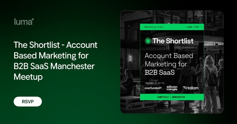 The Shortlist - Account Based Marketing for B2B SaaS Manchester Meetup