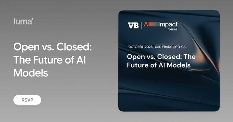 Open vs Closed - Future Of AI Models event image