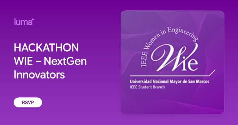 HACKATHON WIE – NextGen Innovators